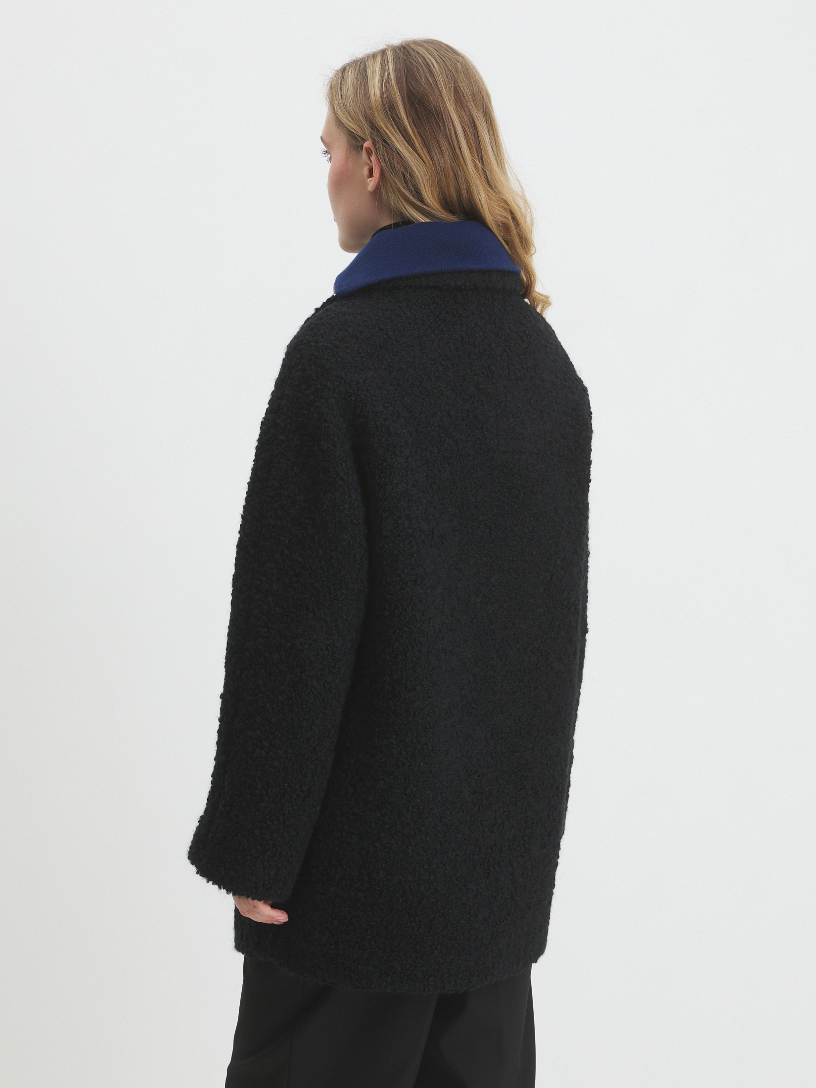 Женское полупальто MAISON DAVID DIANA_ALPACO 4439896, черный