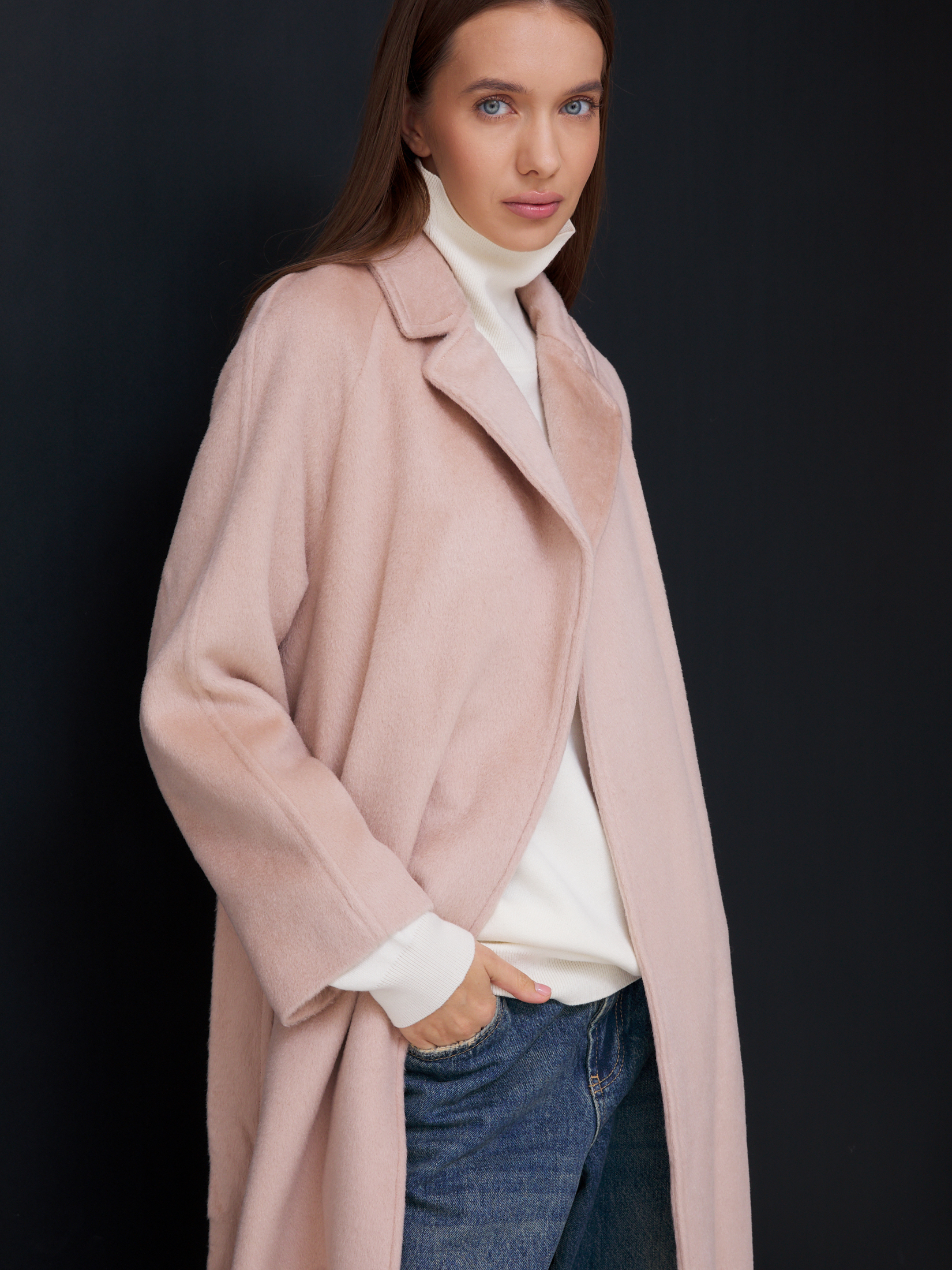 Женское пальто MAISON DAVID 3878327, бежево-розовый