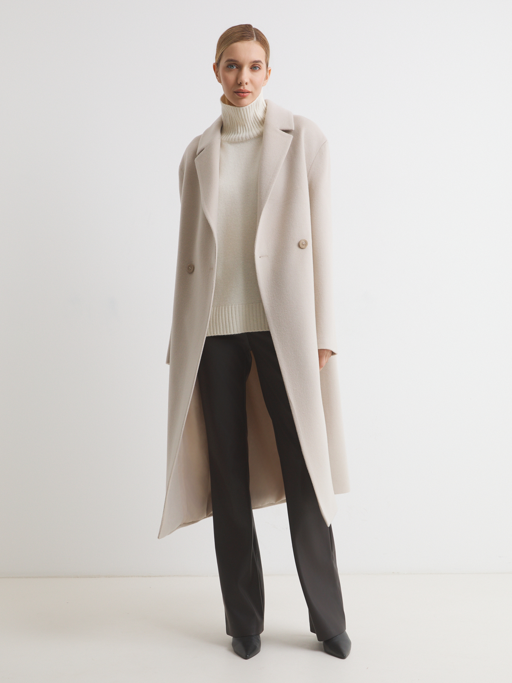 Женское пальто MAISON DAVID ARMADA 4608960, пыльно-бежевый