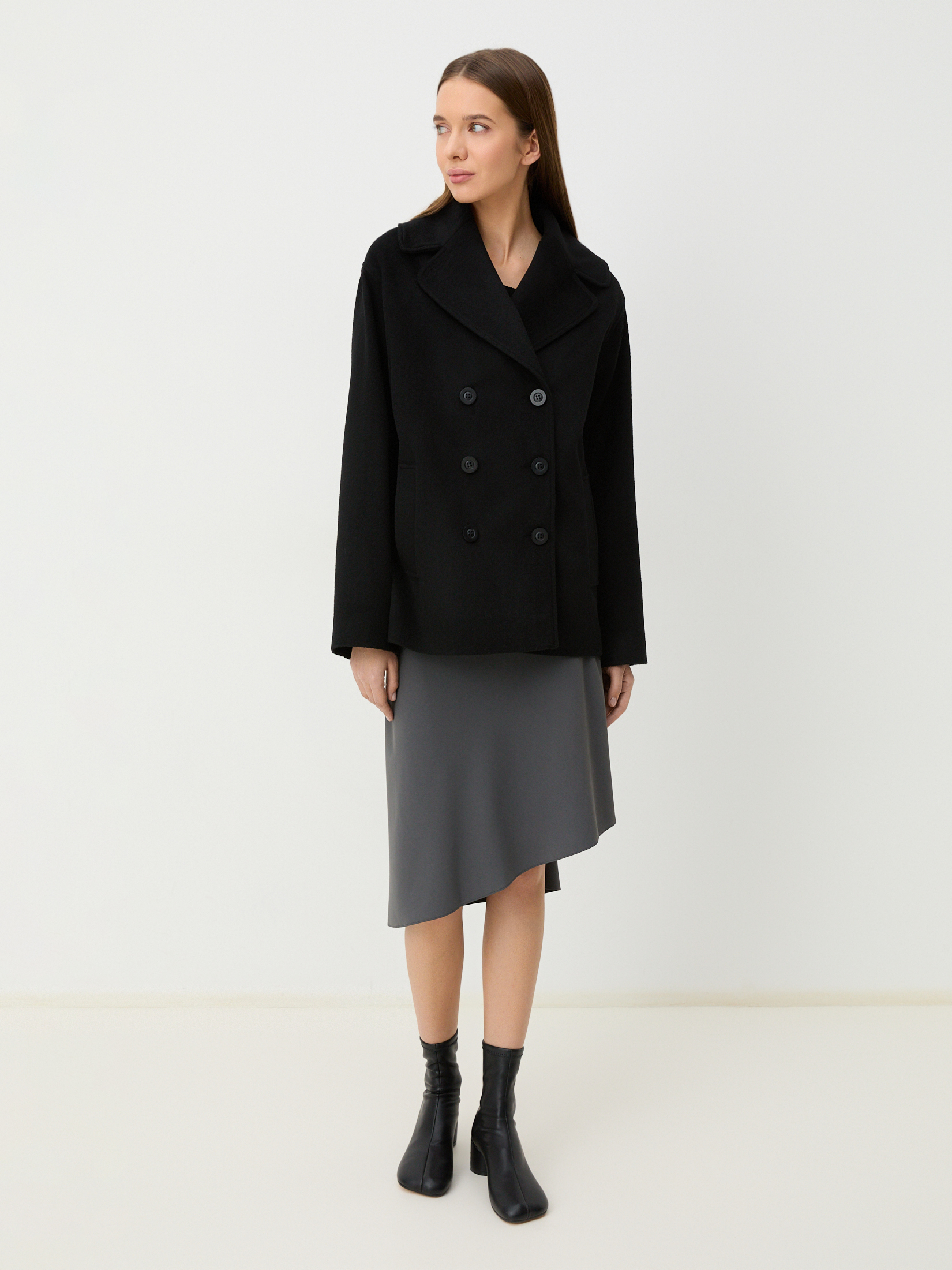 Женское полупальто MAISON DAVID SABINA 4228135, черный