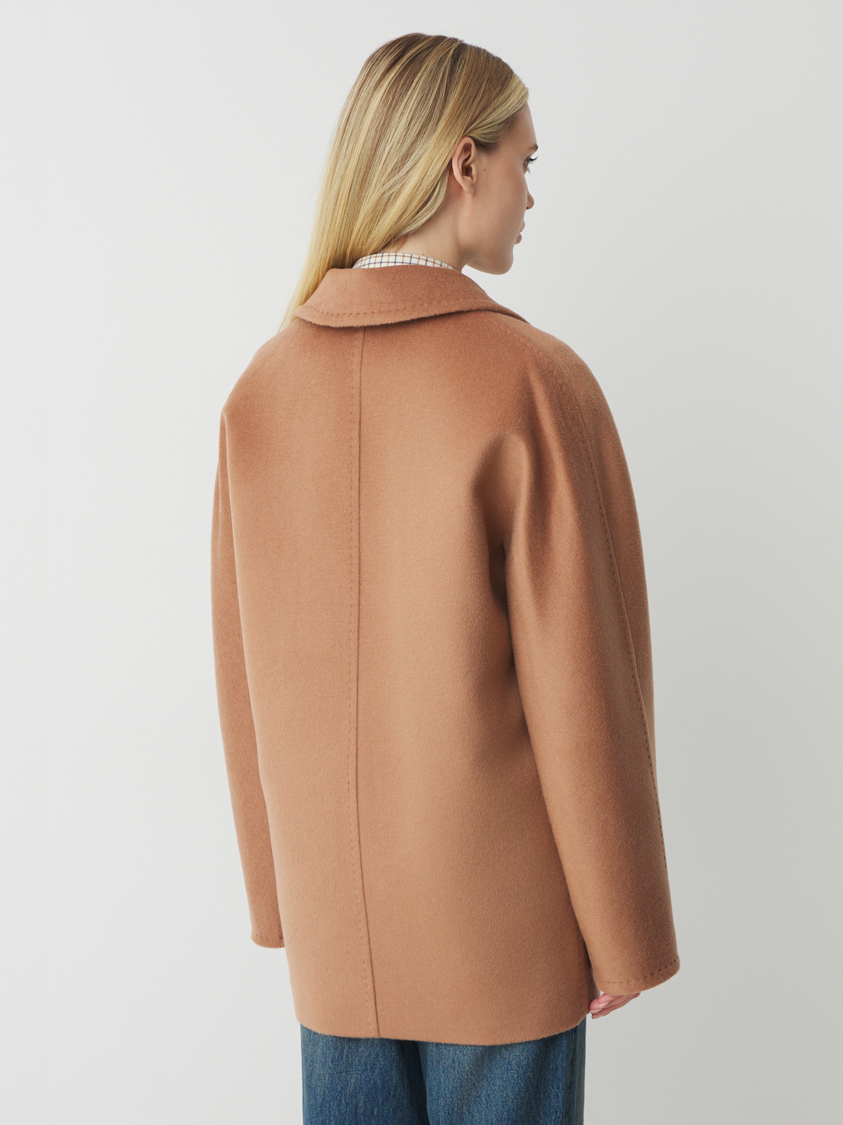 Женское полупальто MAISON DAVID IDELLE_084 4640694, светло-коричневый