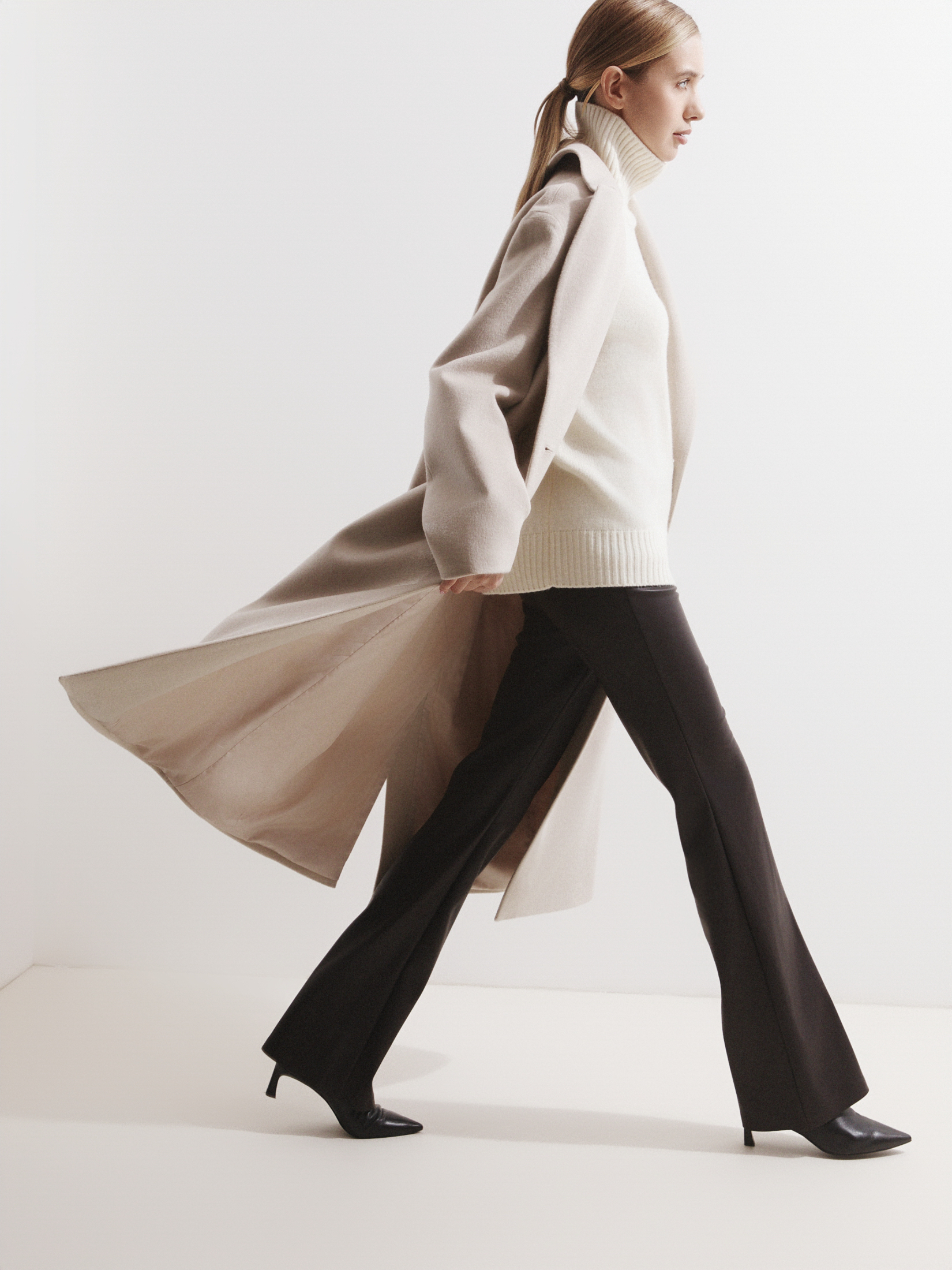 Женское пальто MAISON DAVID ARMADA 4608960, пыльно-бежевый