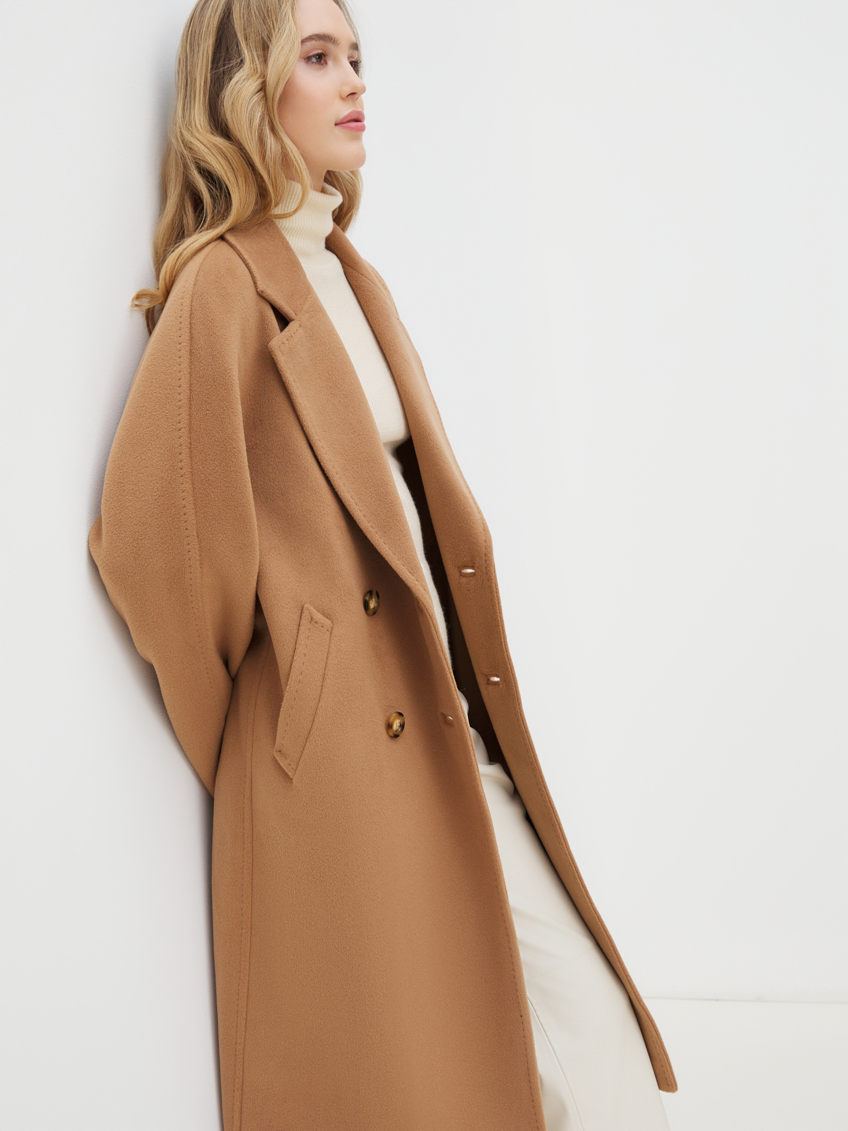 Женское пальто MAISON DAVID 4409917, светло-коричневый