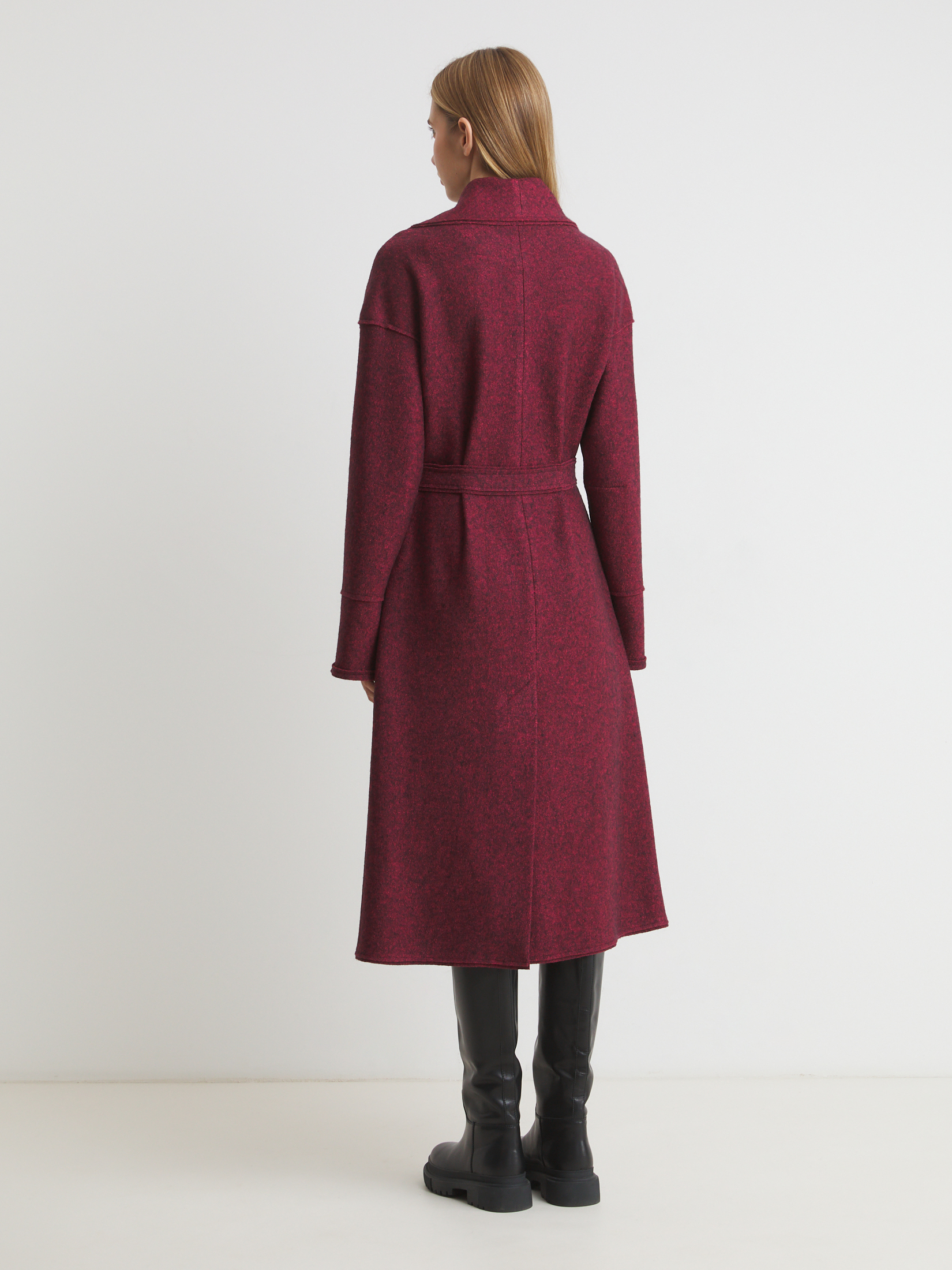 Женское пальто MAISON DAVID INES 4661773, бордовый