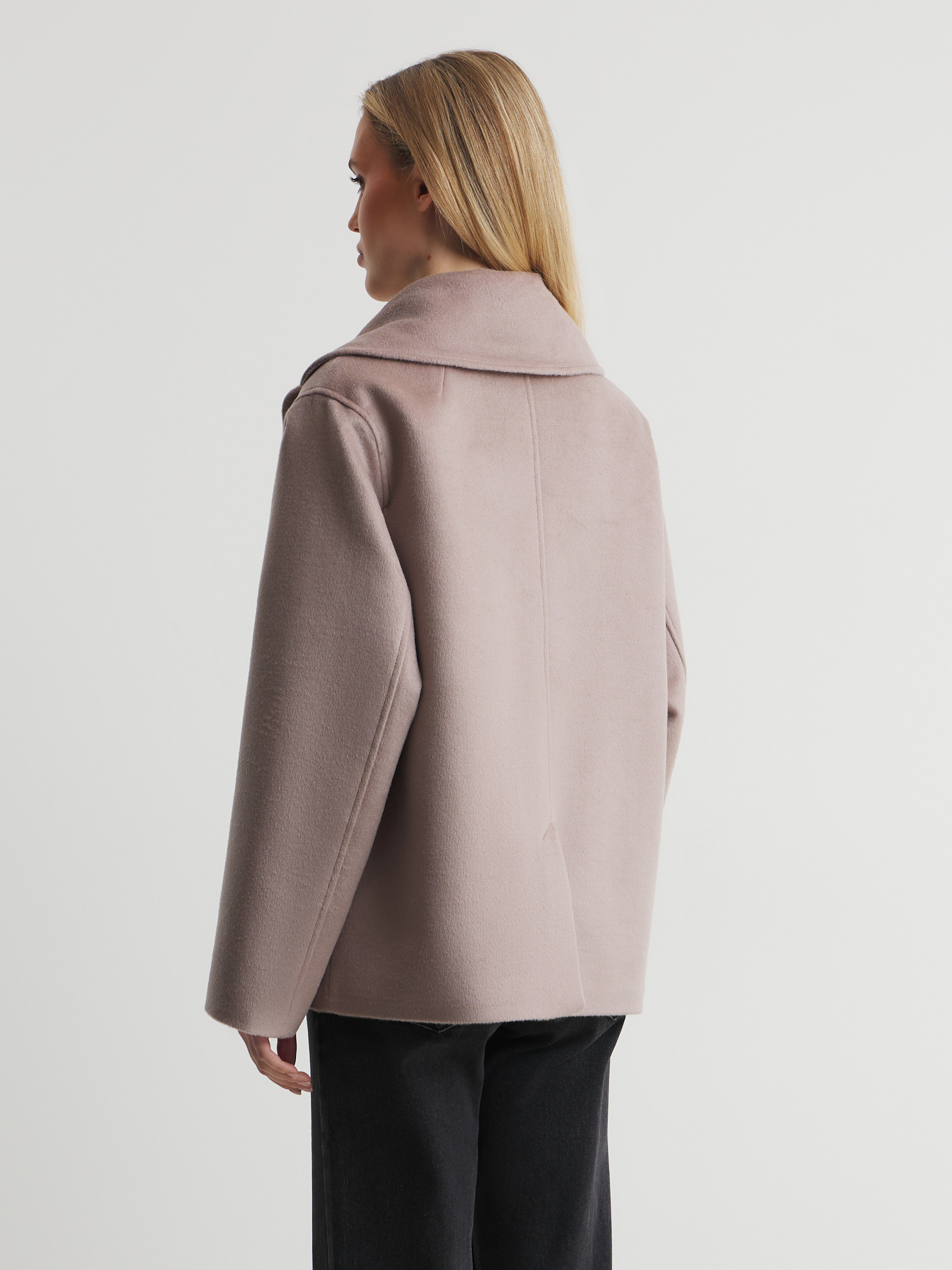 Женское полупальто MAISON DAVID SABINA_084 4674697, розовато-серый