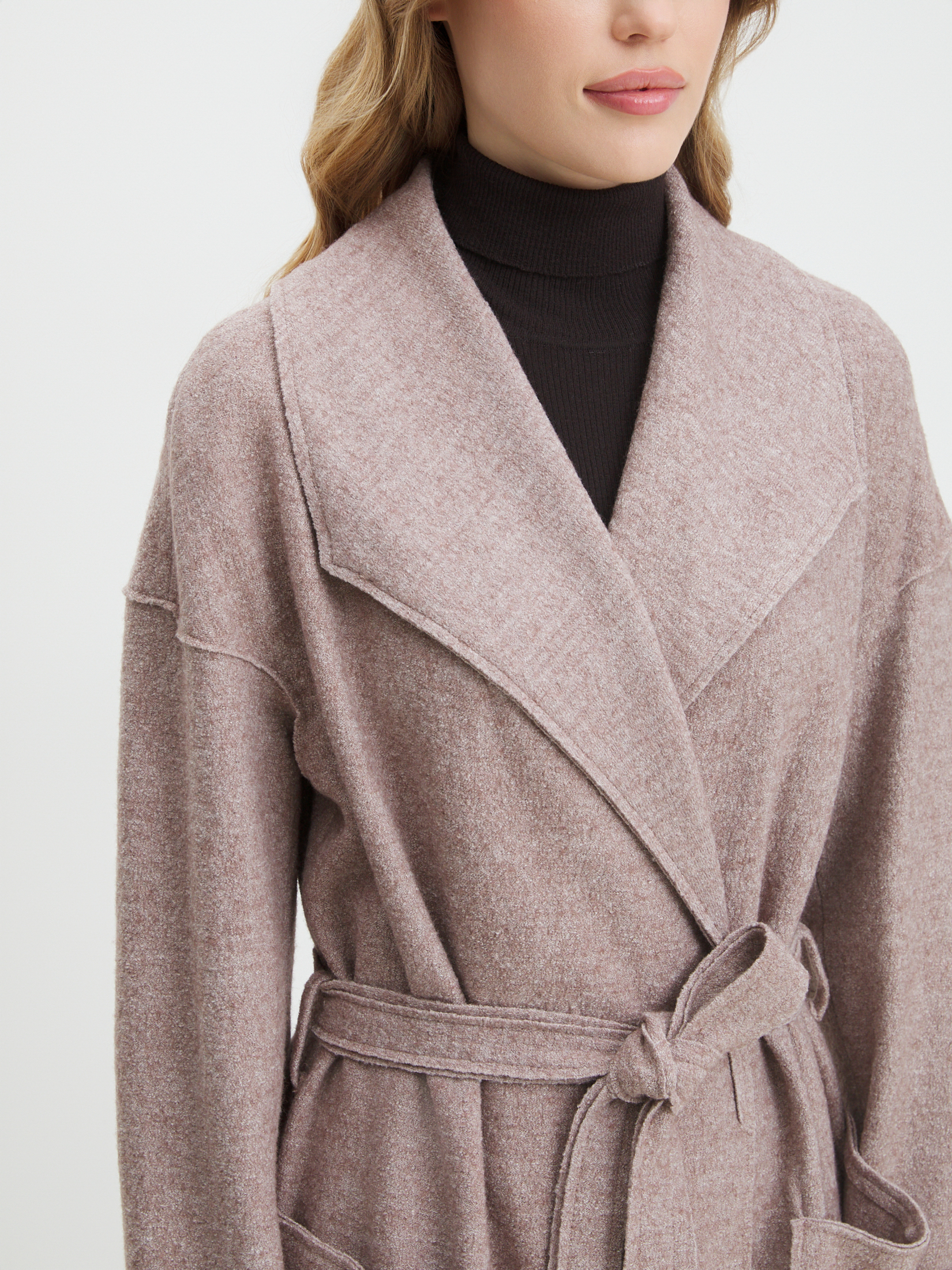 Женское пальто CALZETTI INES 3607158, пыльно-бежевый