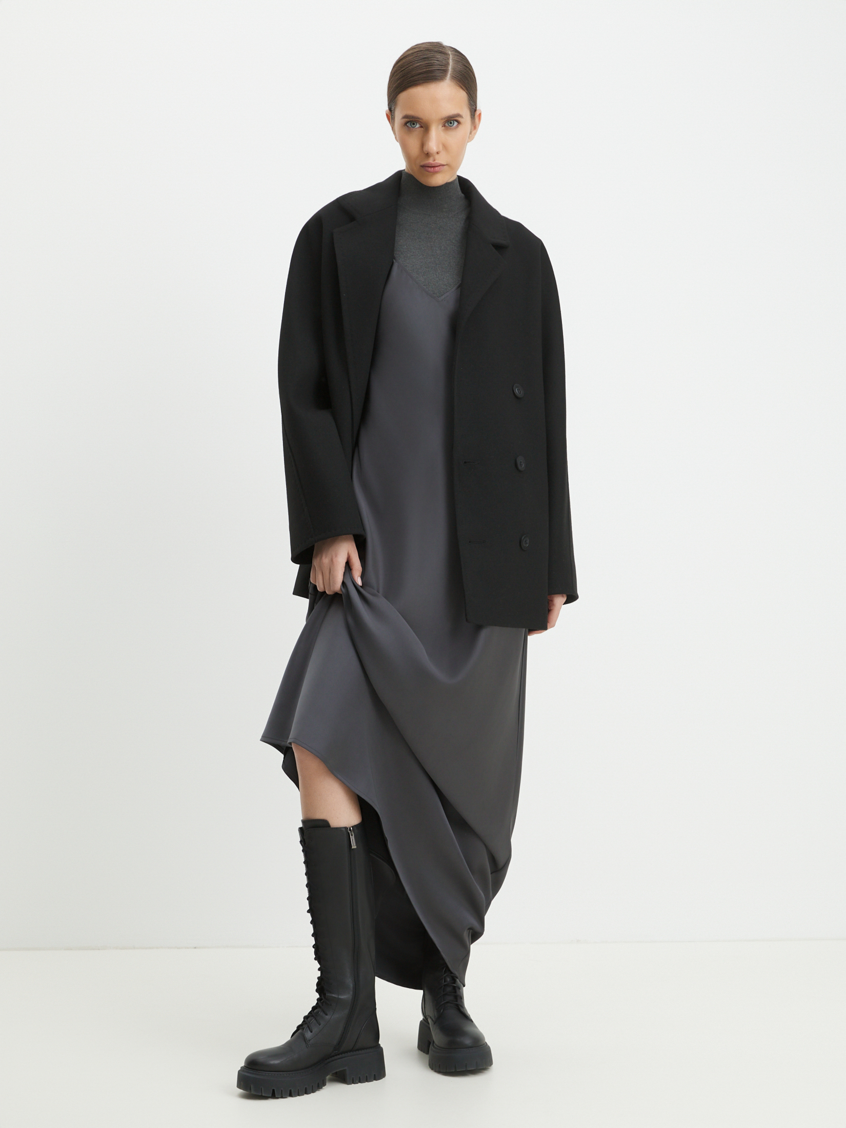 Женское полупальто MAISON DAVID JADE_8156 4394619, черный