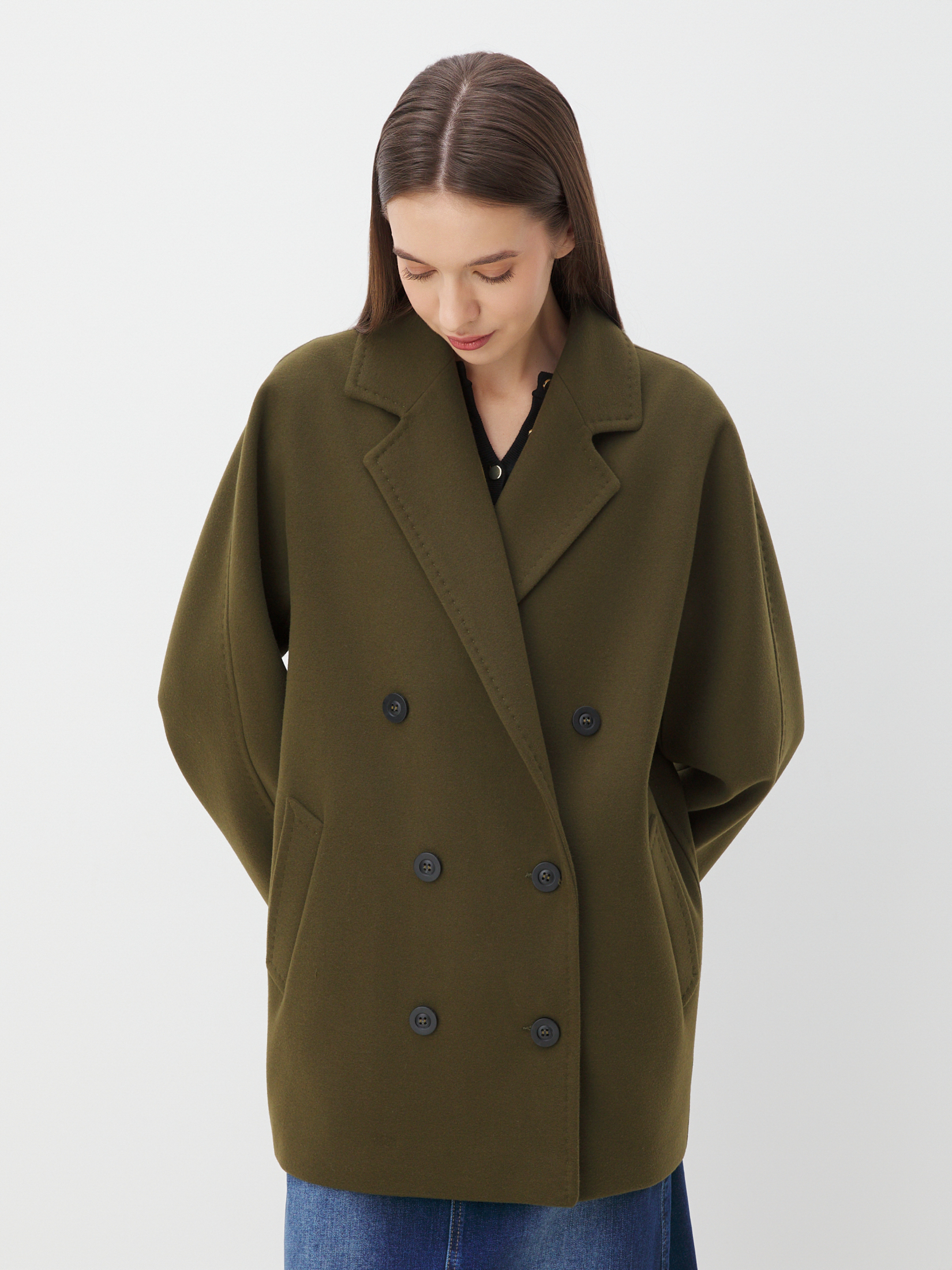 Женское полупальто MAISON DAVID JADE_8156 4394637, хаки