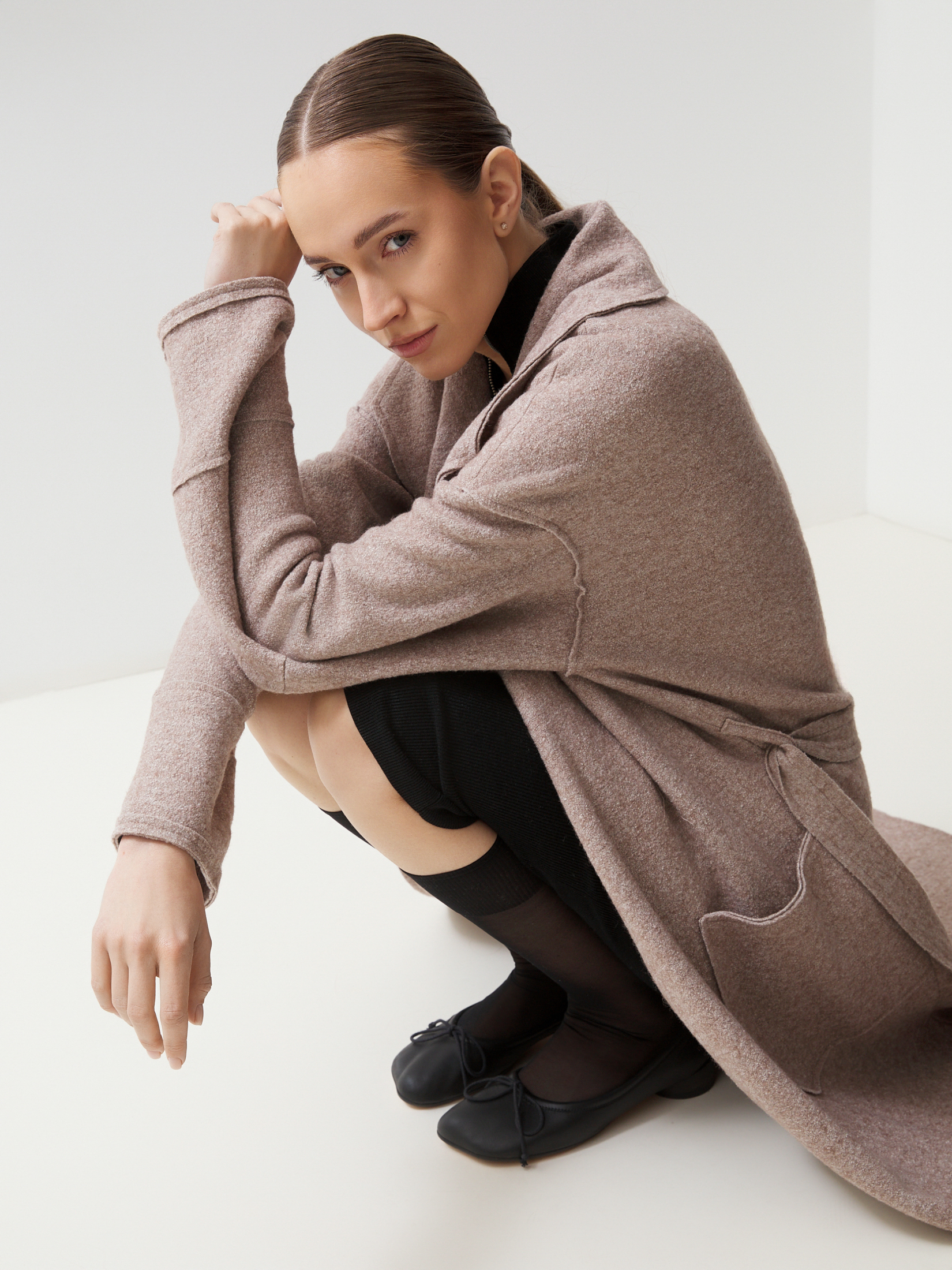 Женское пальто CALZETTI INES 3607151, бежевый