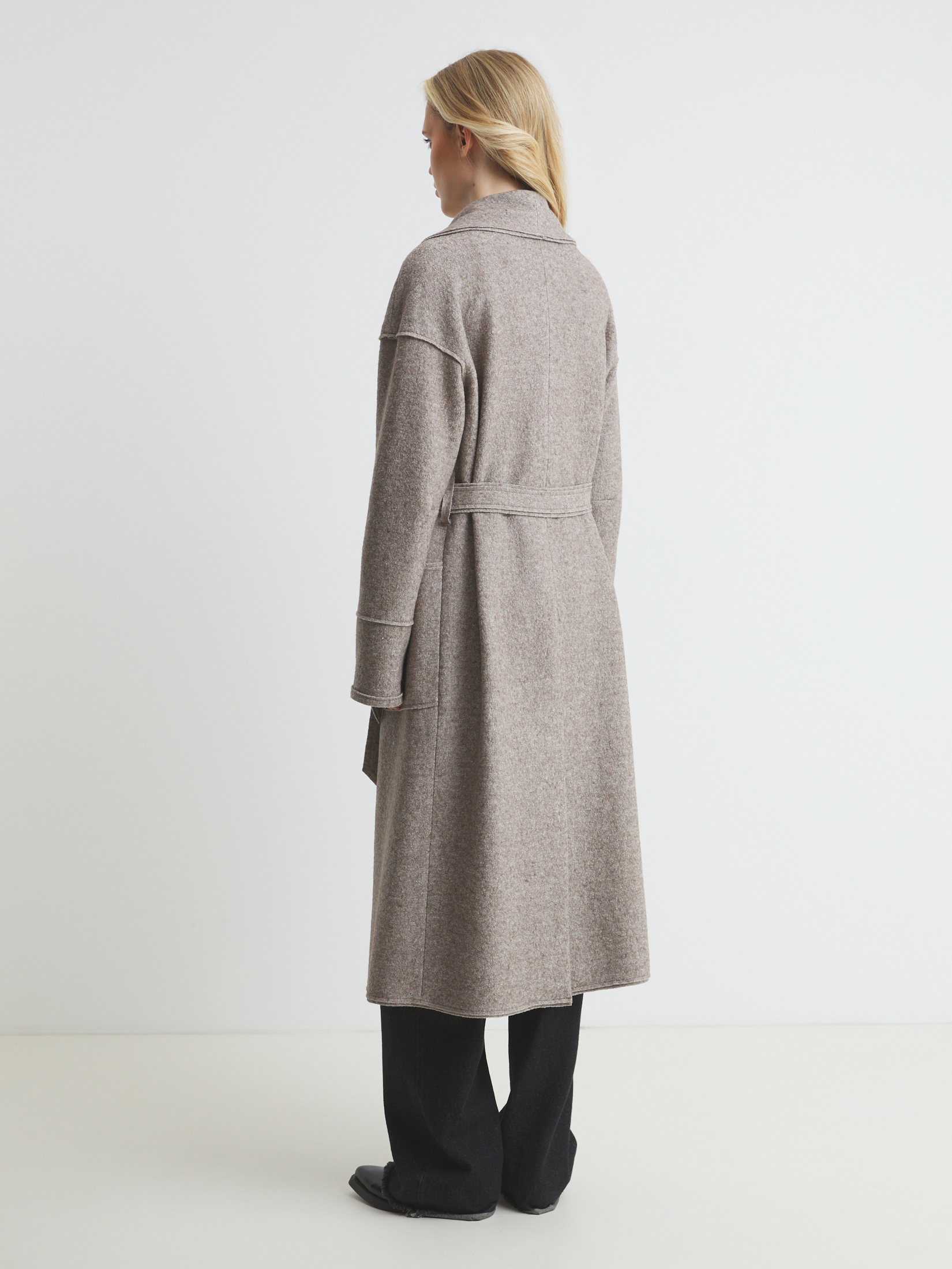 Женское пальто MAISON DAVID INES 4661848, бежево-серый