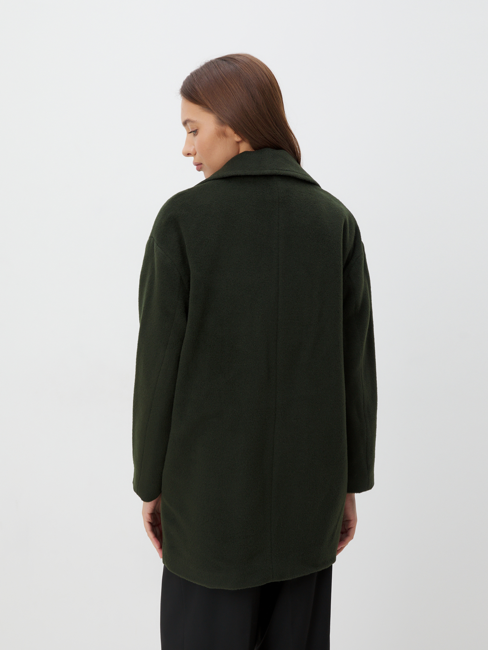 Женское полупальто MAISON DAVID 3878332, темно-зеленый