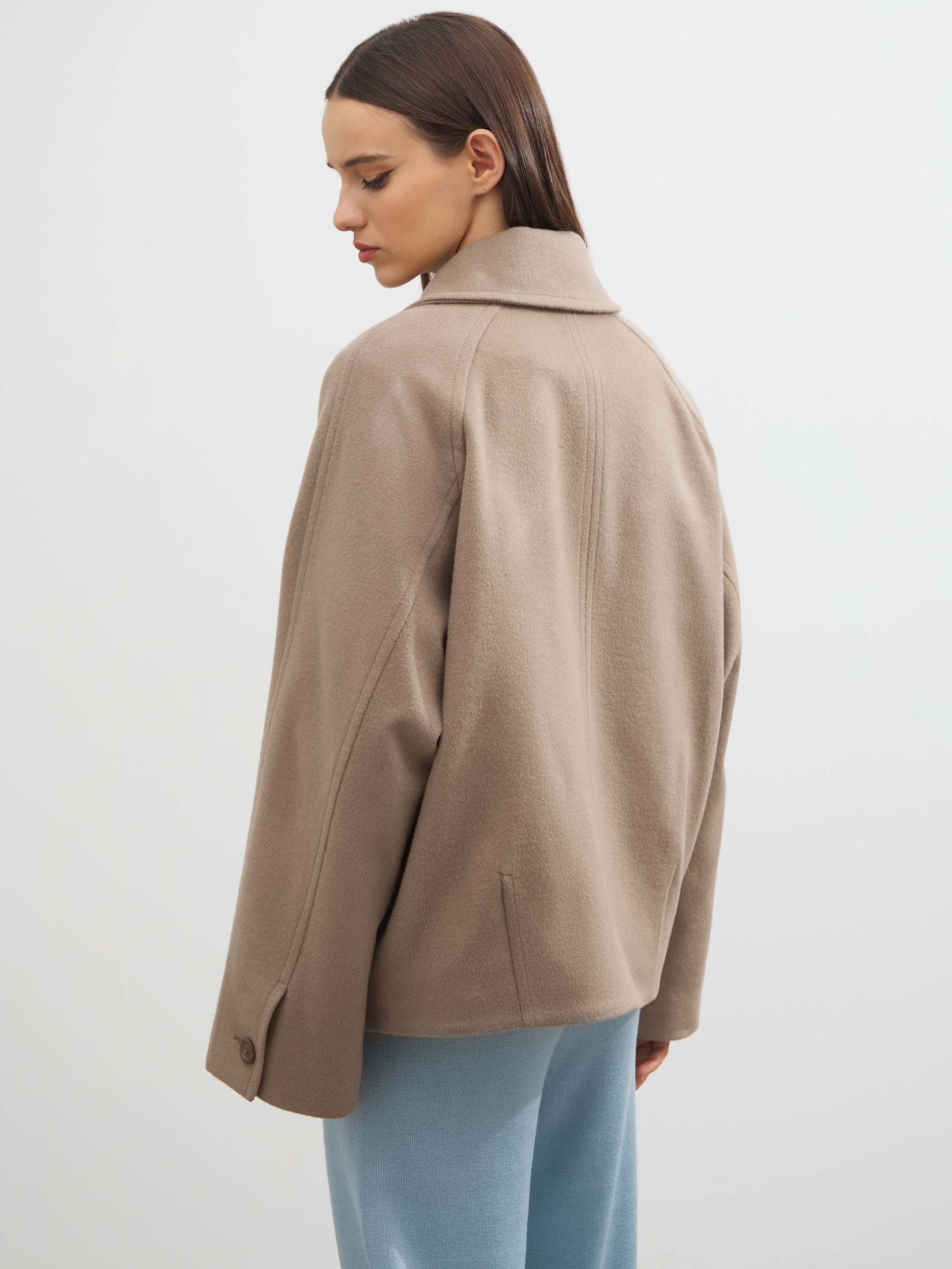 Женское полупальто MAISON DAVID TILDE 4764582, серо-коричневый