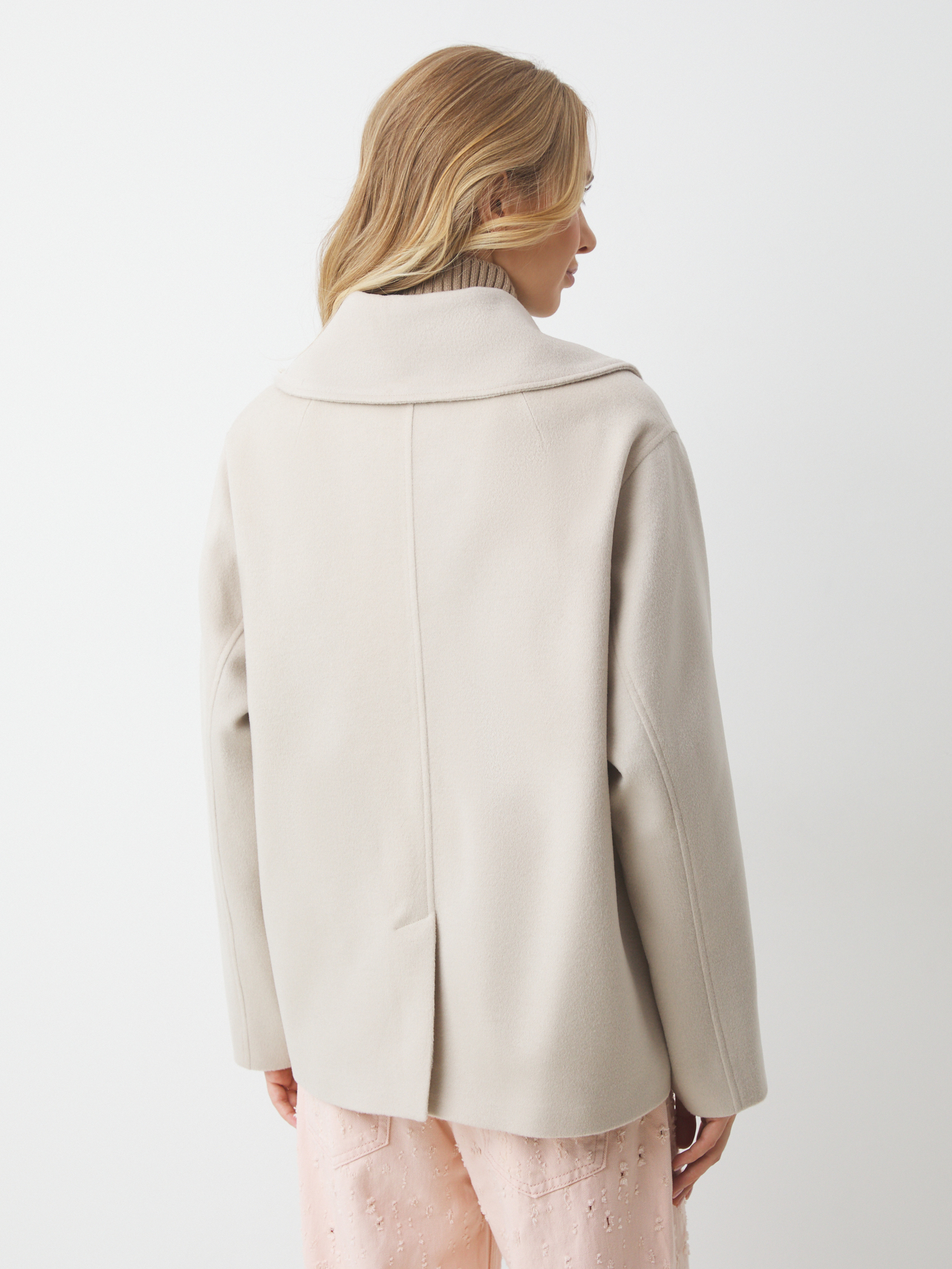 Женское полупальто MAISON DAVID SABINA 4648122, пыльно-бежевый