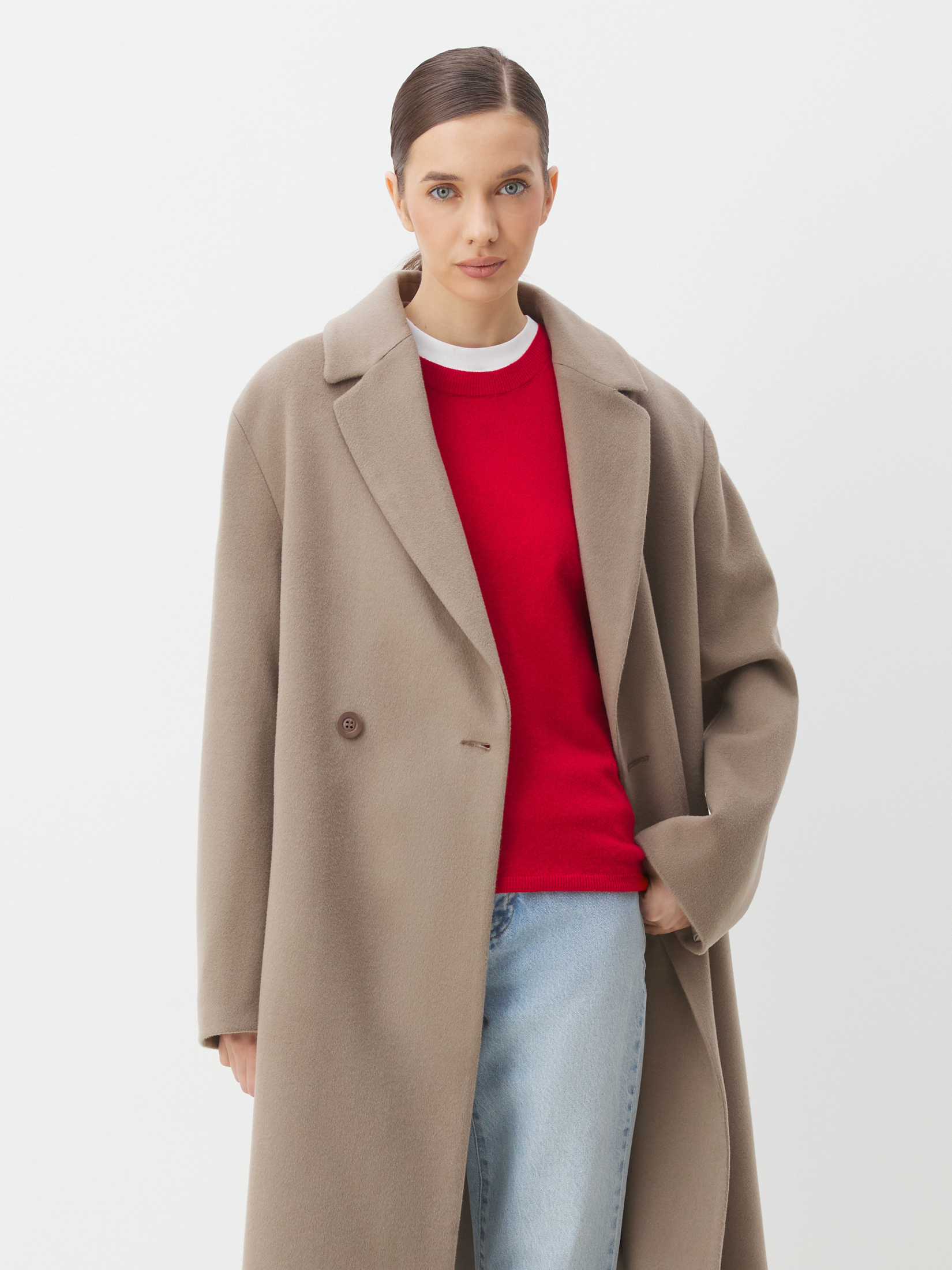 Женское пальто MAISON DAVID ARMADA 4439601, серо-коричневый