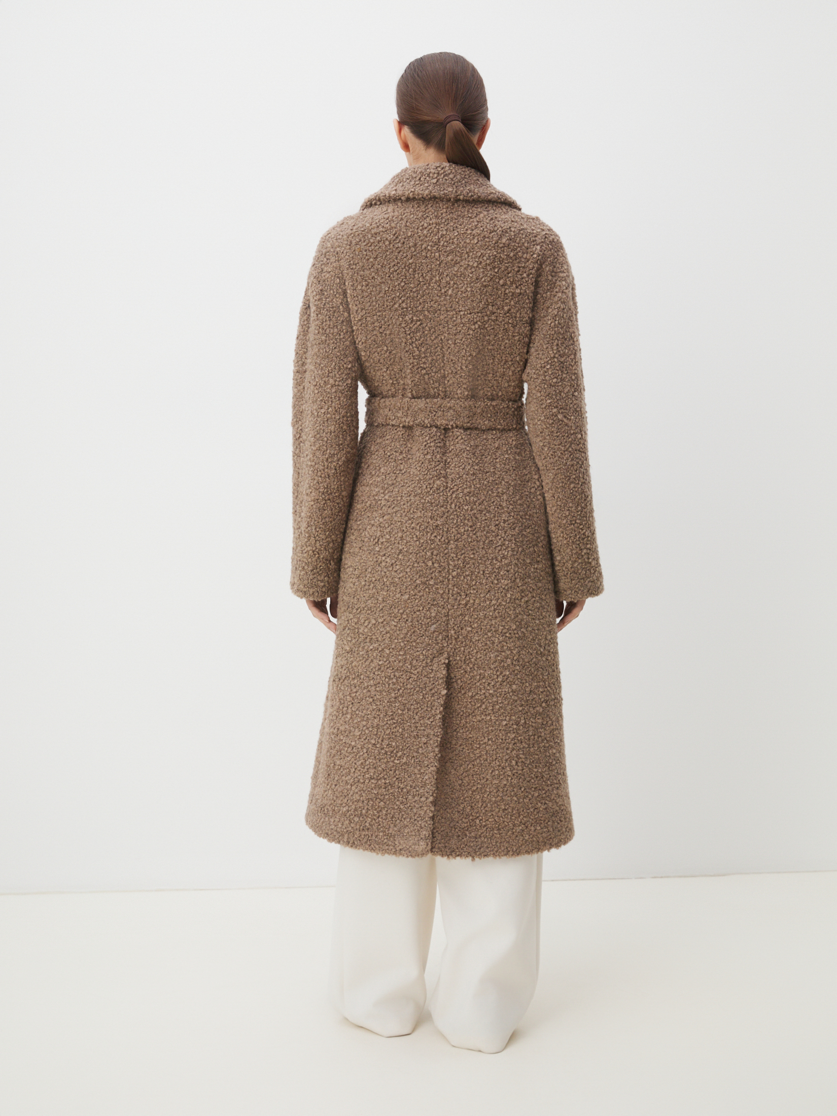 Женское пальто MAISON DAVID JULIA_ALPACO 4535594, серо-коричневый