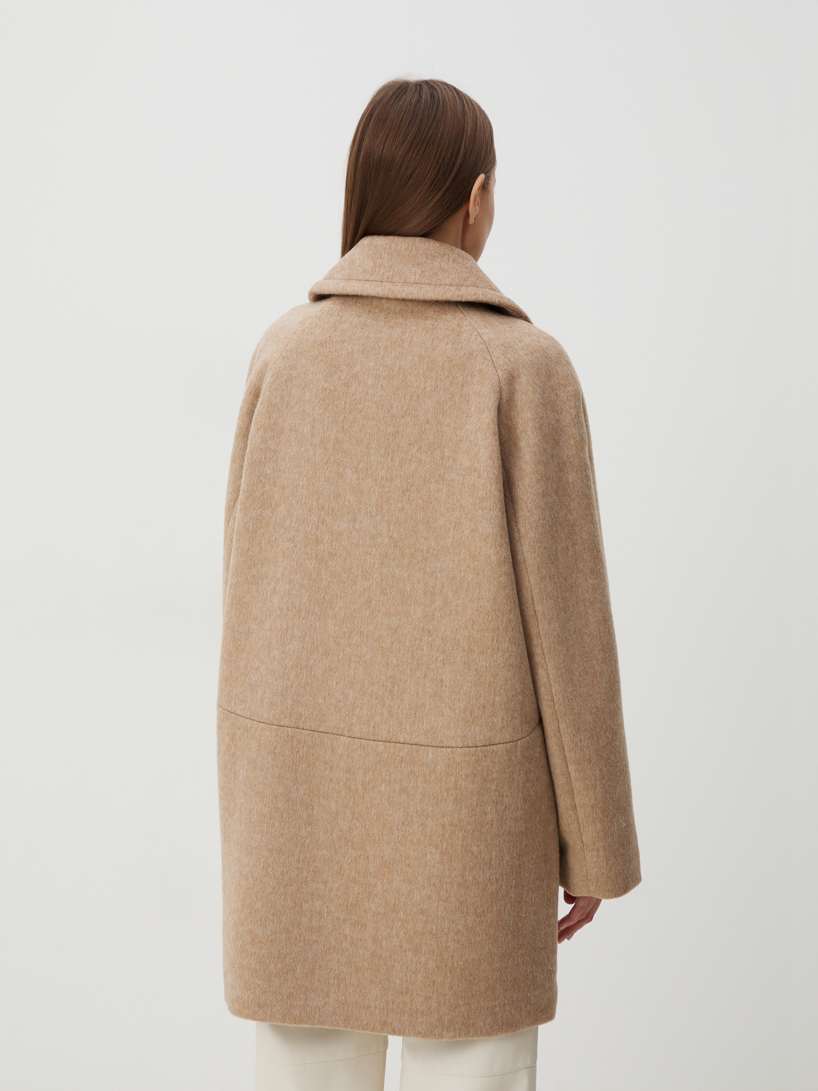 Женское полупальто MAISON DAVID 4354965, бежевый