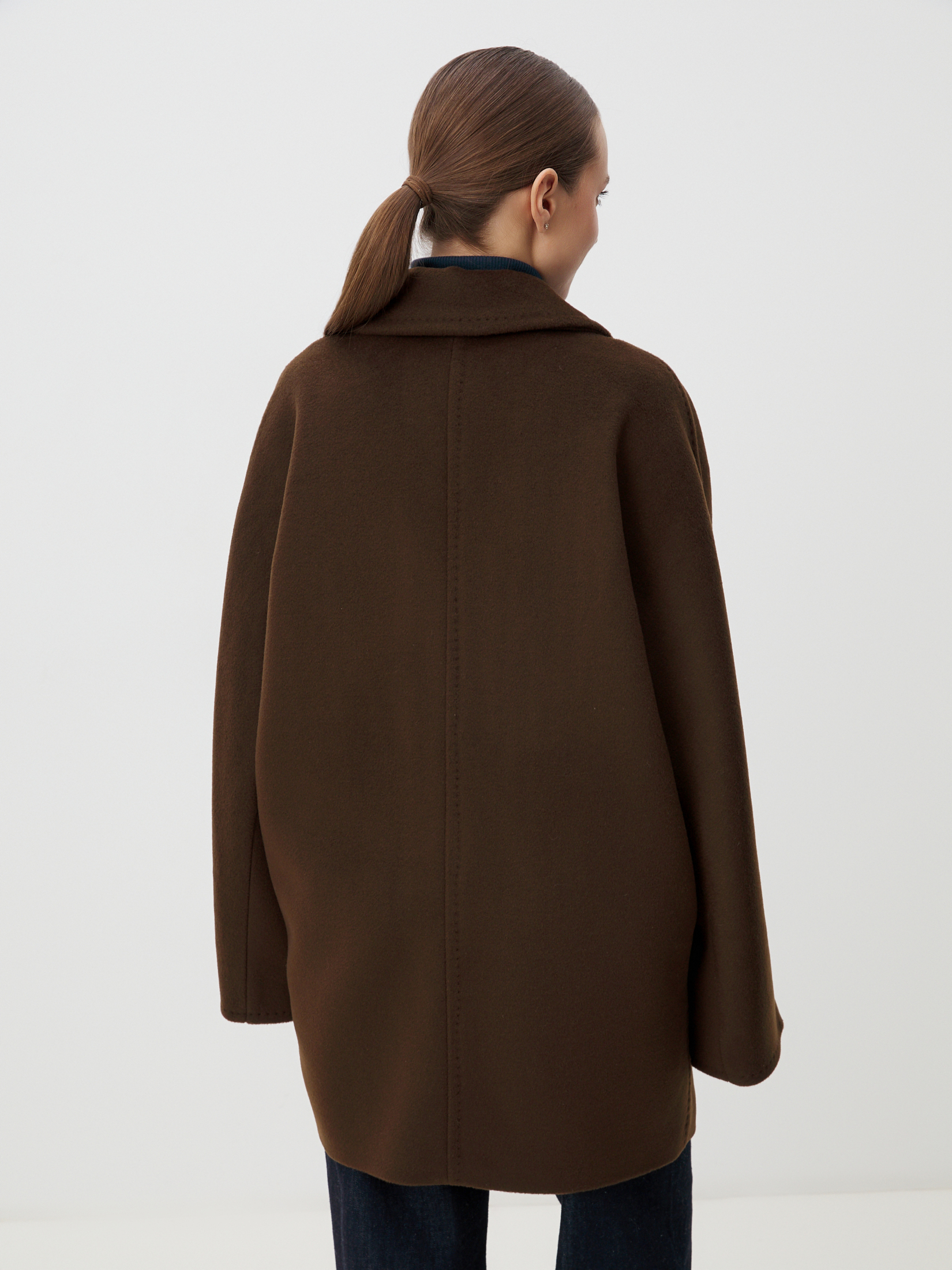 Женское полупальто MAISON DAVID JADE_MEDIUM 4508543, зеленовато-коричневый