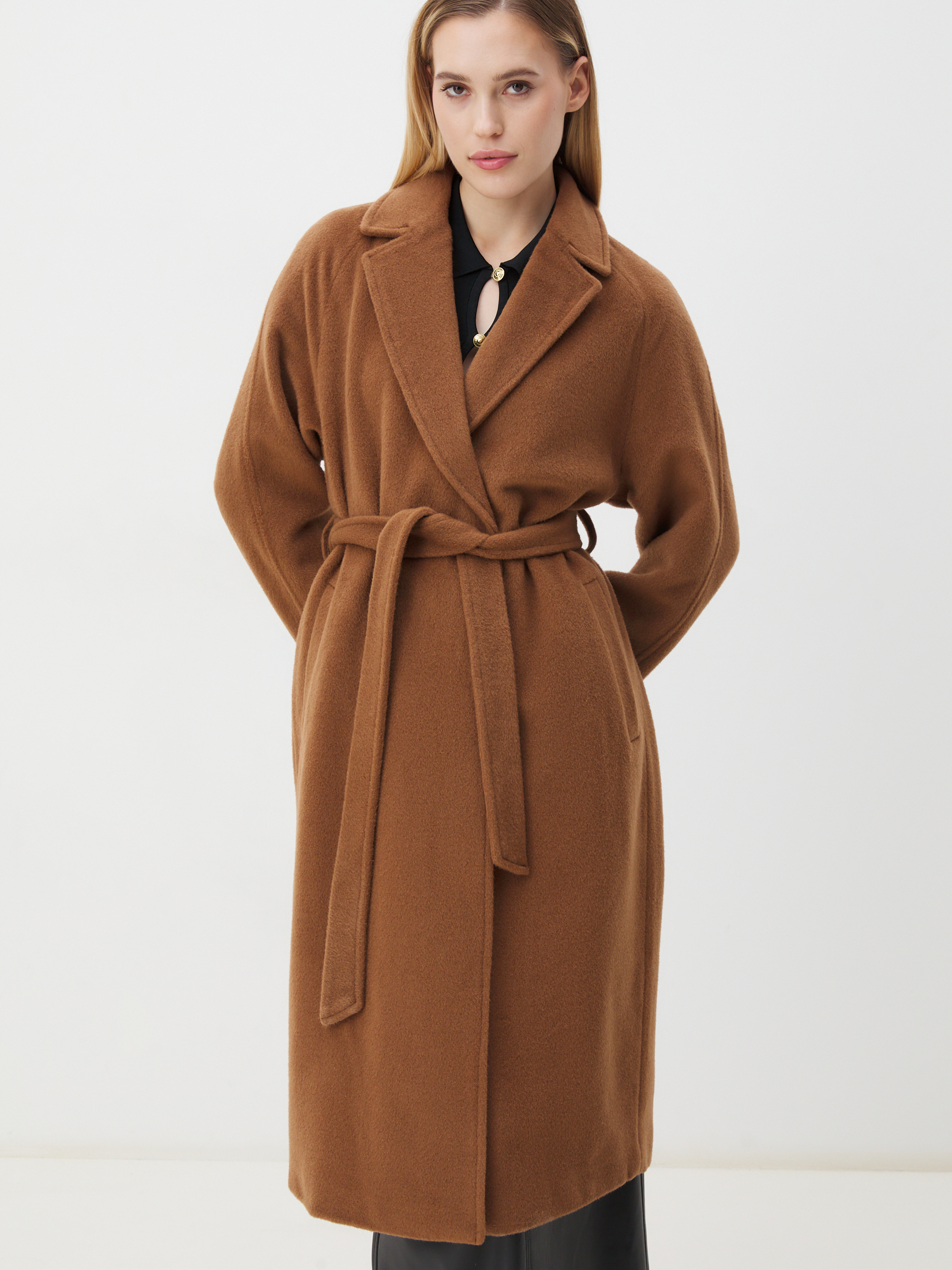 Женское пальто MAISON DAVID 3878328, коричневый