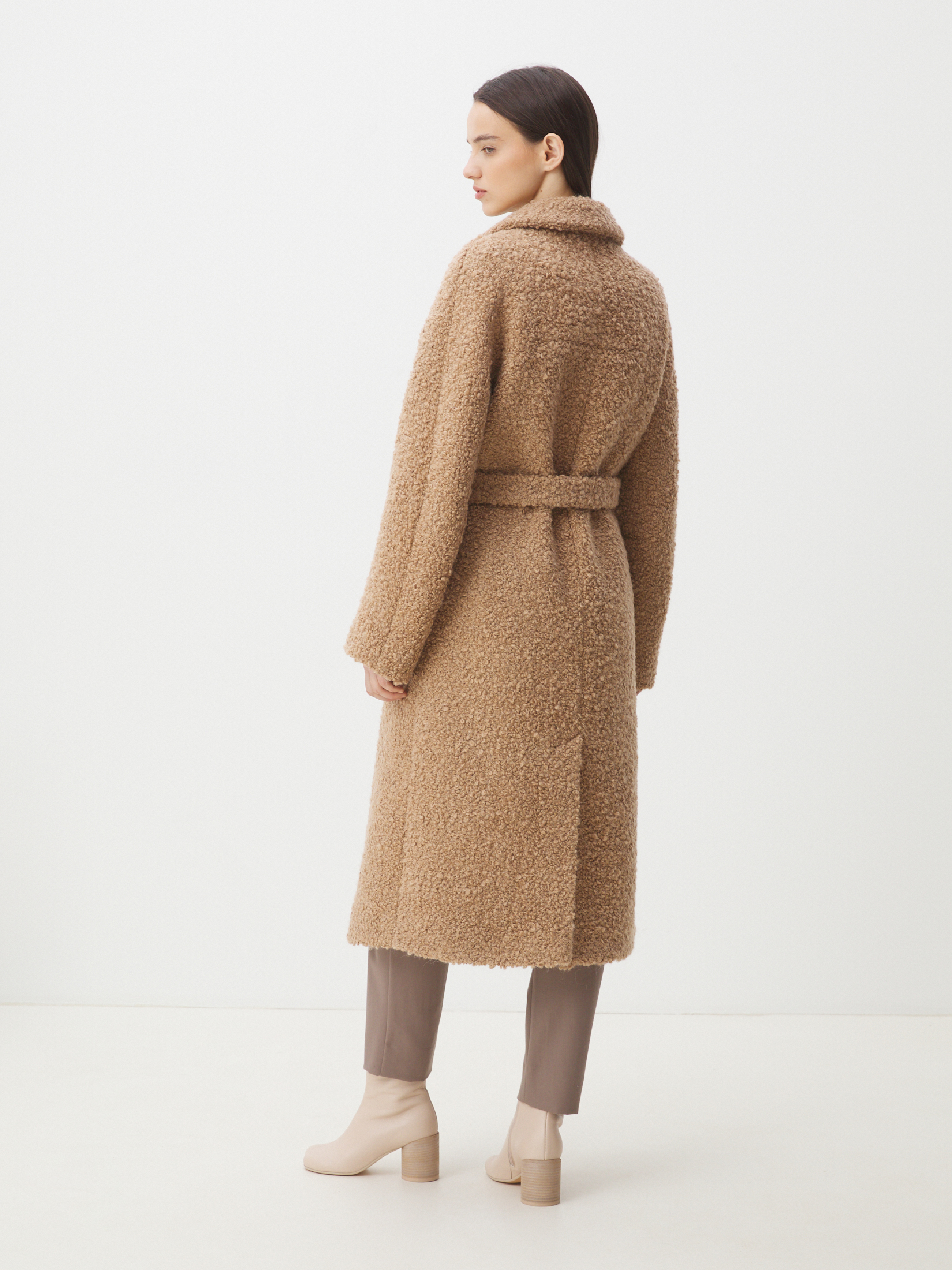 Женское пальто MAISON DAVID JULIA_ALPACO 4535608, бежевый