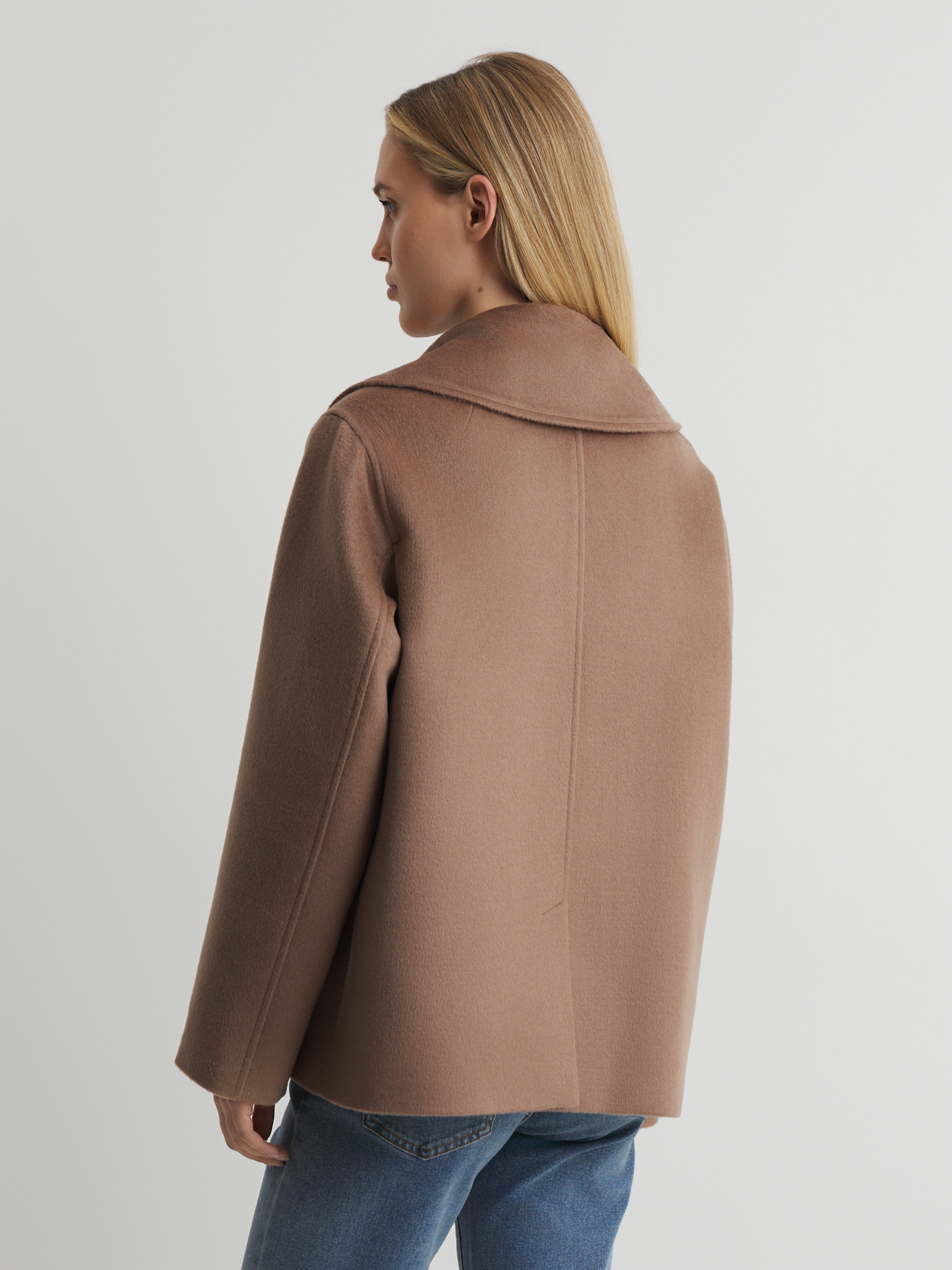 Женское полупальто MAISON DAVID SABINA_084 4674731, серо-коричневый