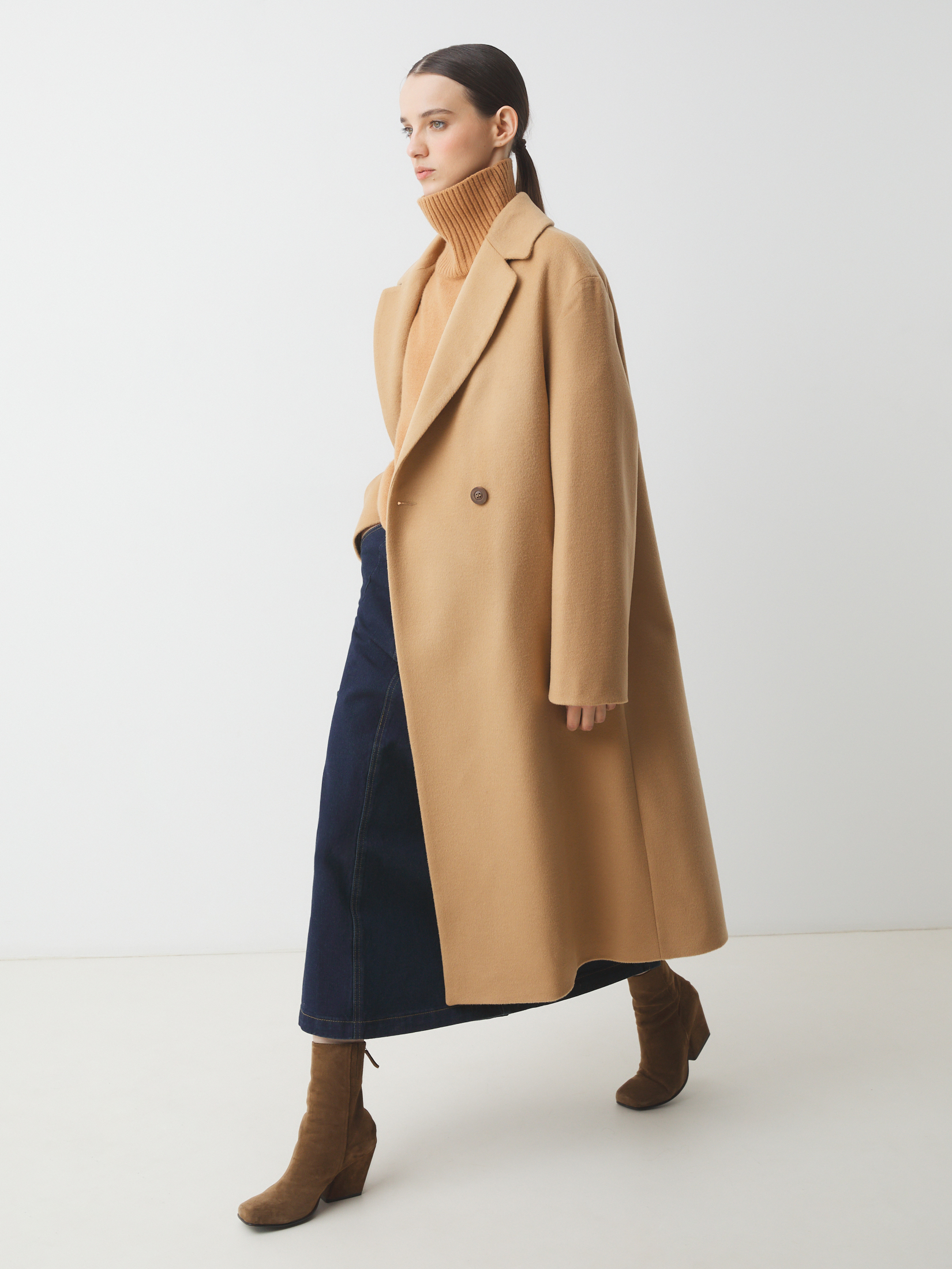 Женское пальто MAISON DAVID ARMADA 4608959, темно-бежевый