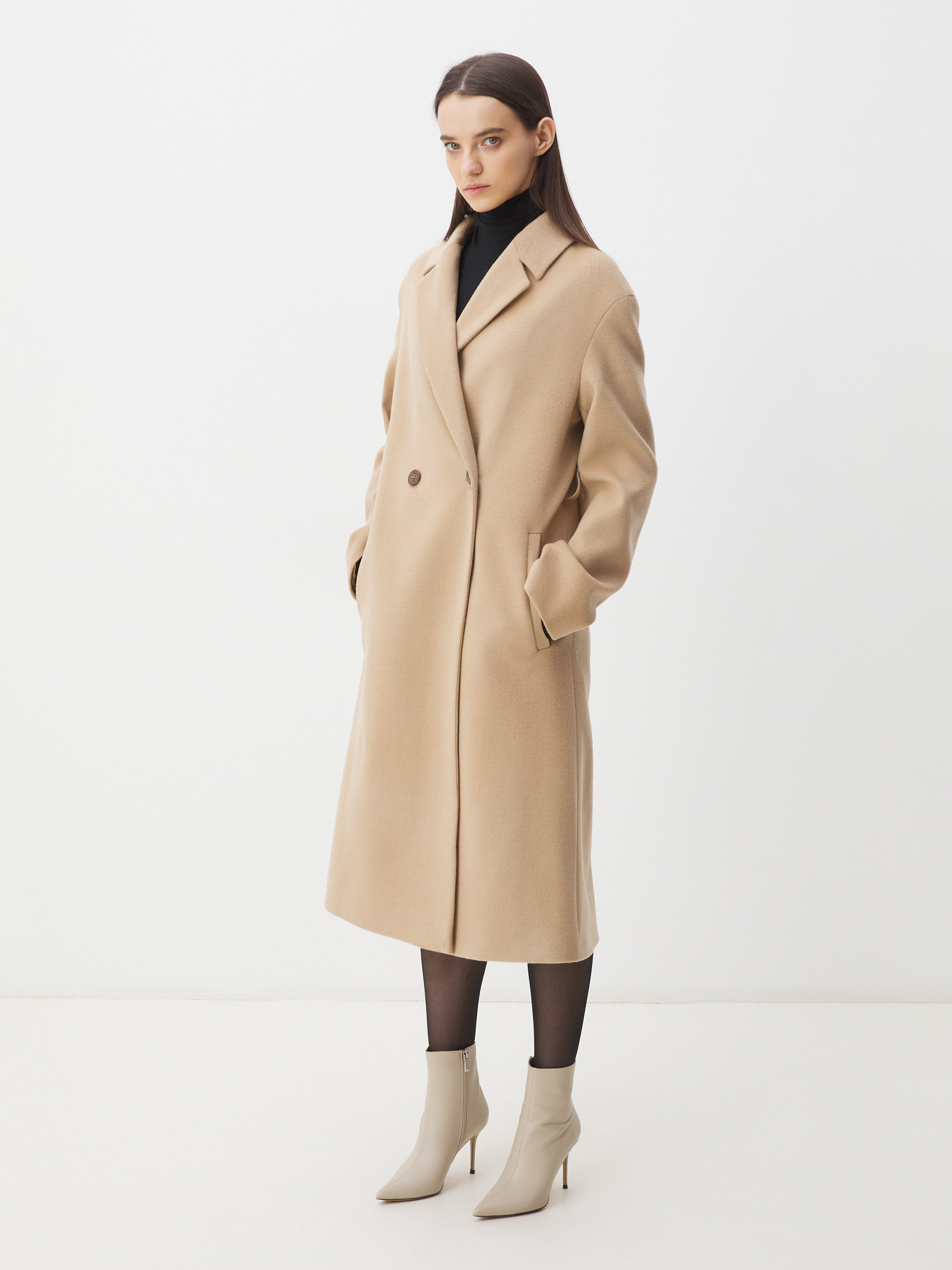 Женское пальто MAISON DAVID ARMADA 4439619, коричнево-бежевый