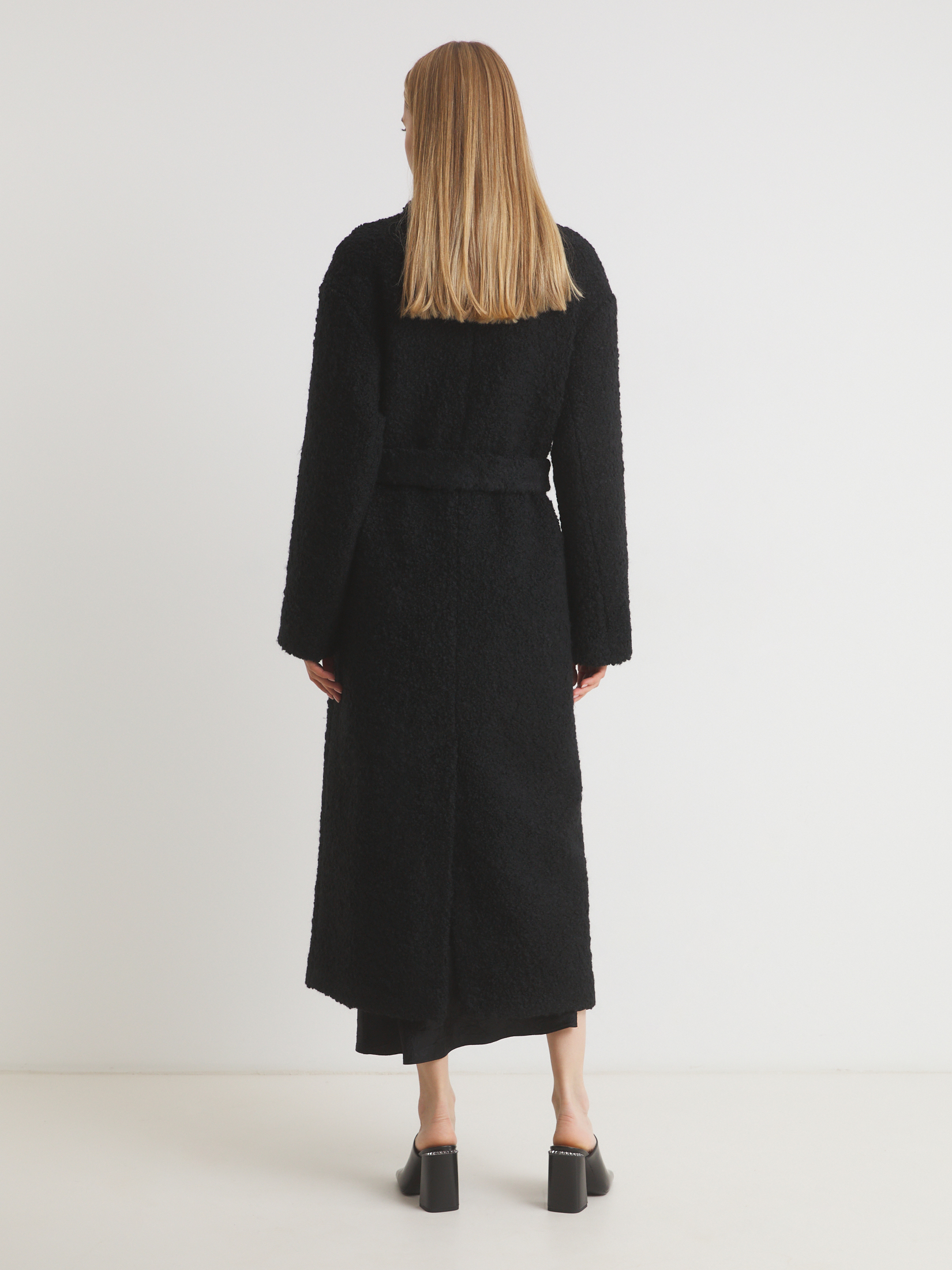 Женское пальто MAISON DAVID FLEUR_ALPACO 4661720, черный