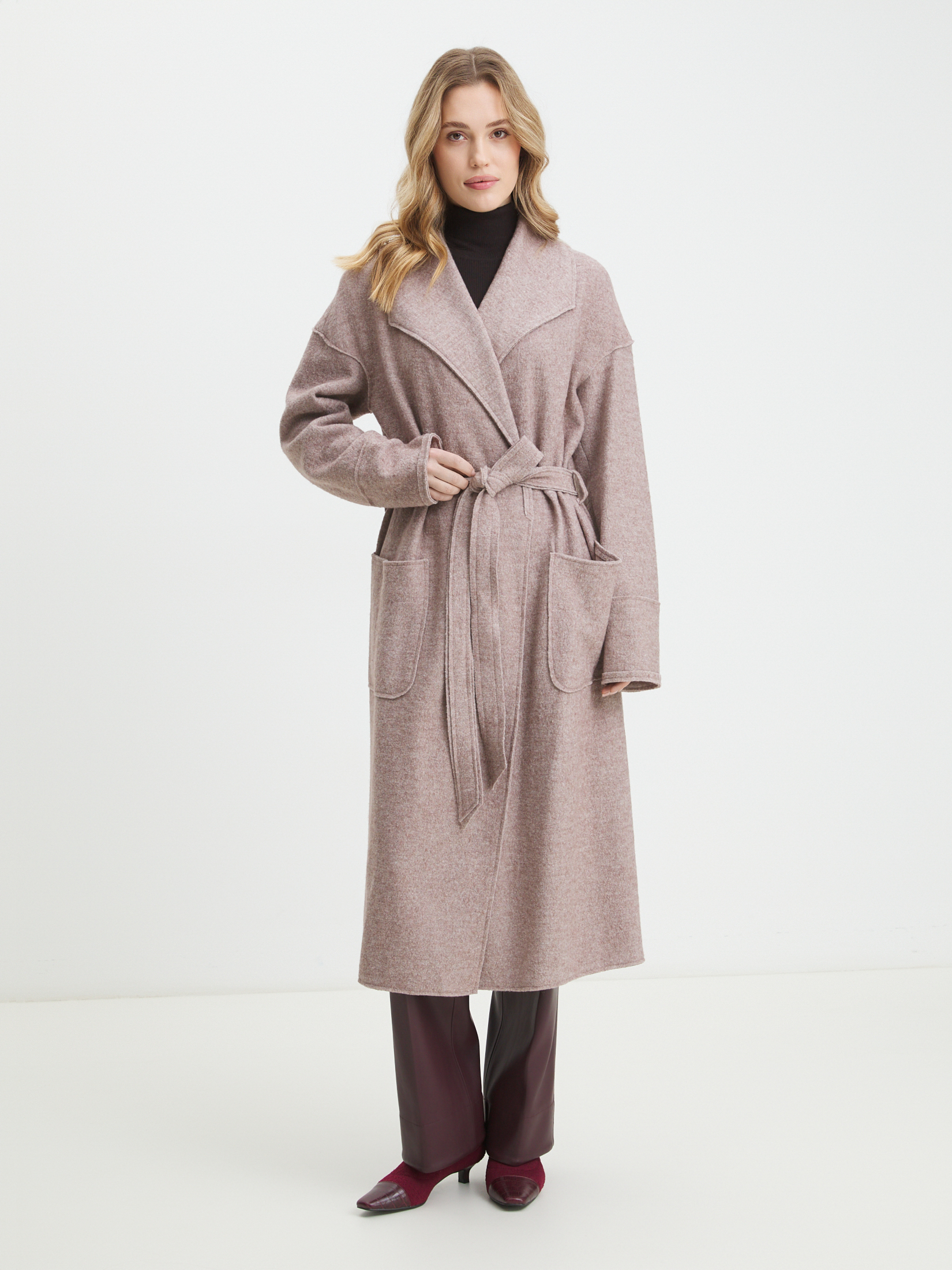 Женское пальто CALZETTI INES 3607158, пыльно-бежевый