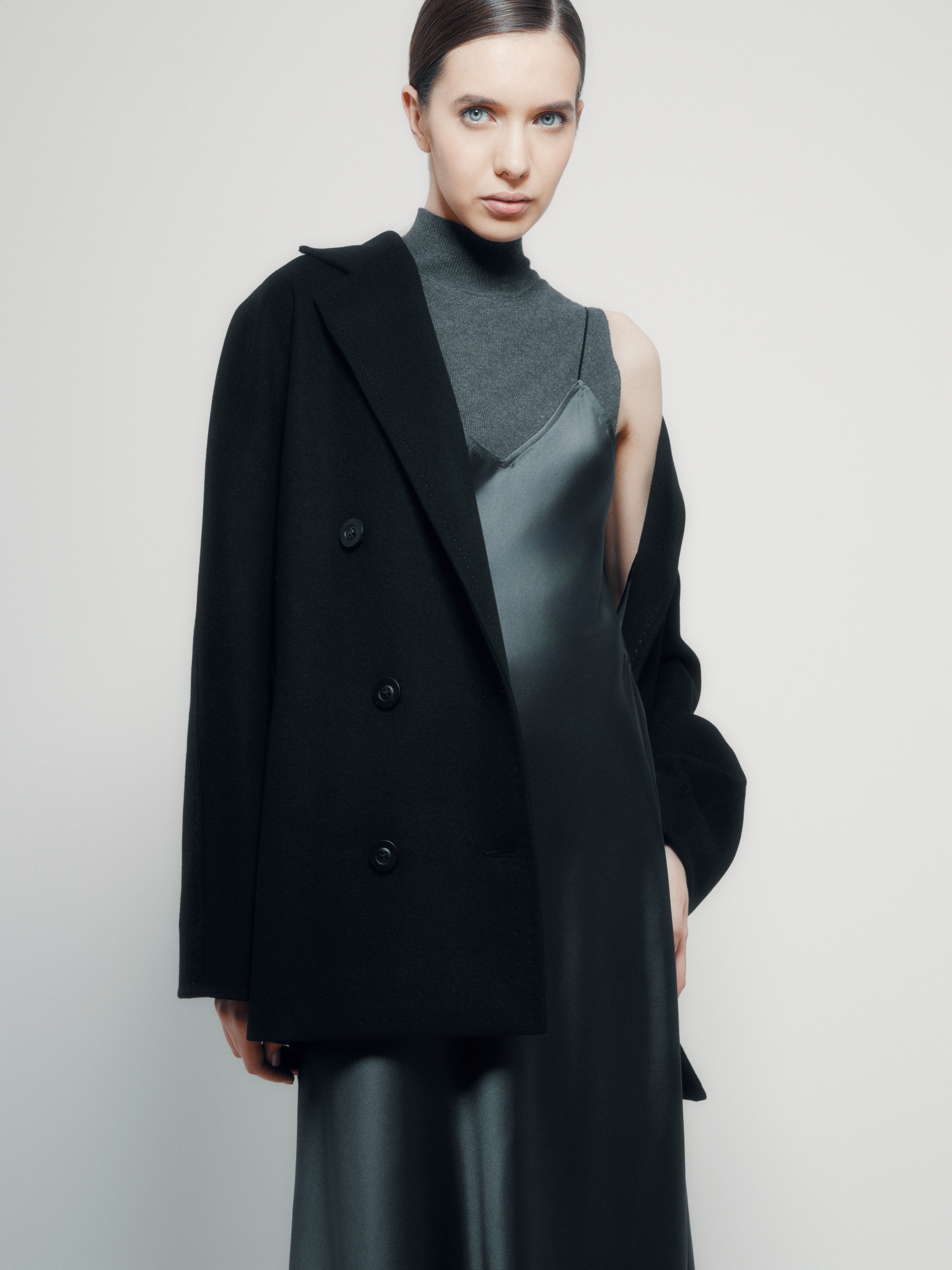 Женское полупальто MAISON DAVID JADE_8156 4394619, черный