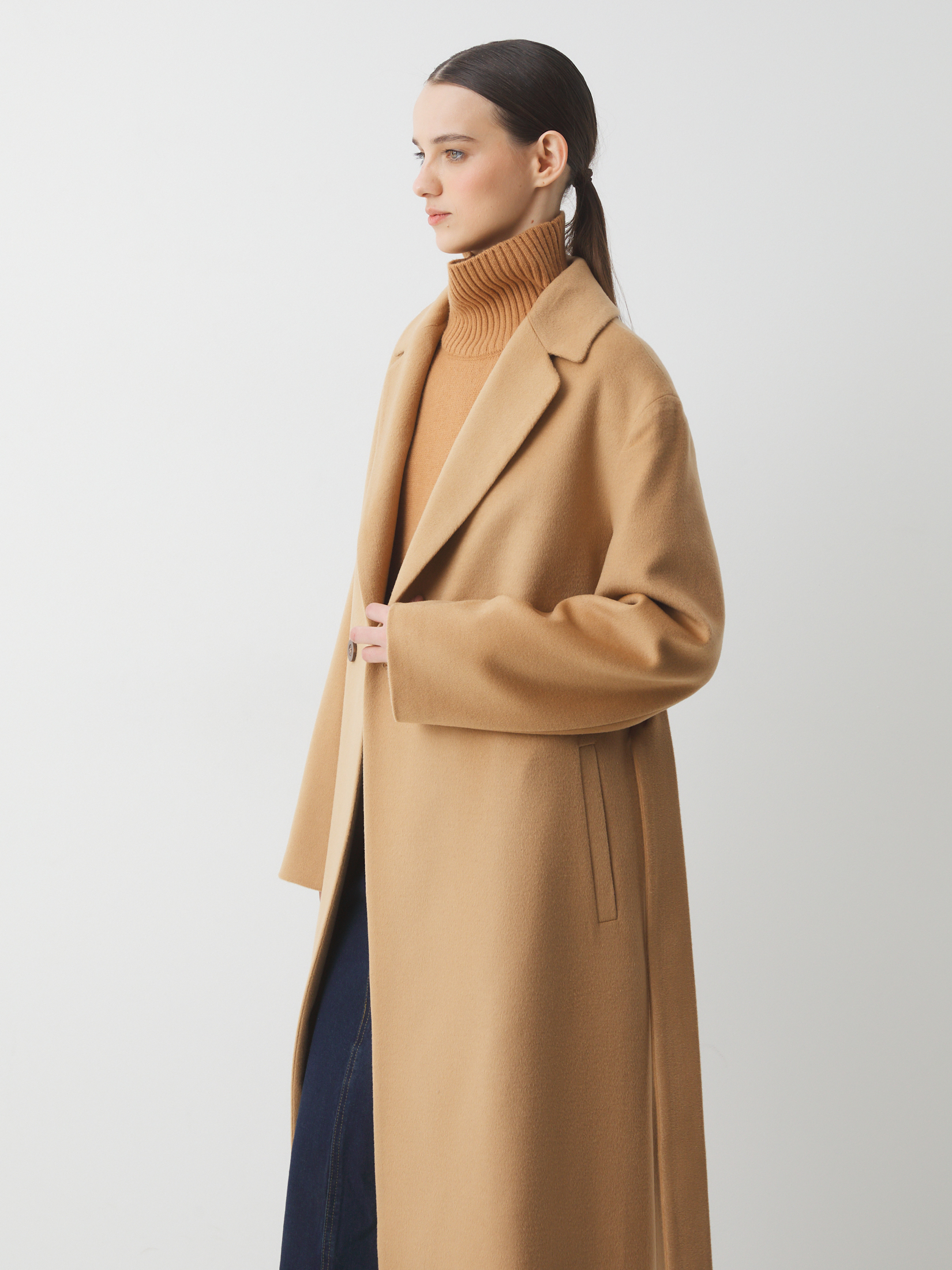 Женское пальто MAISON DAVID ARMADA 4608959, темно-бежевый