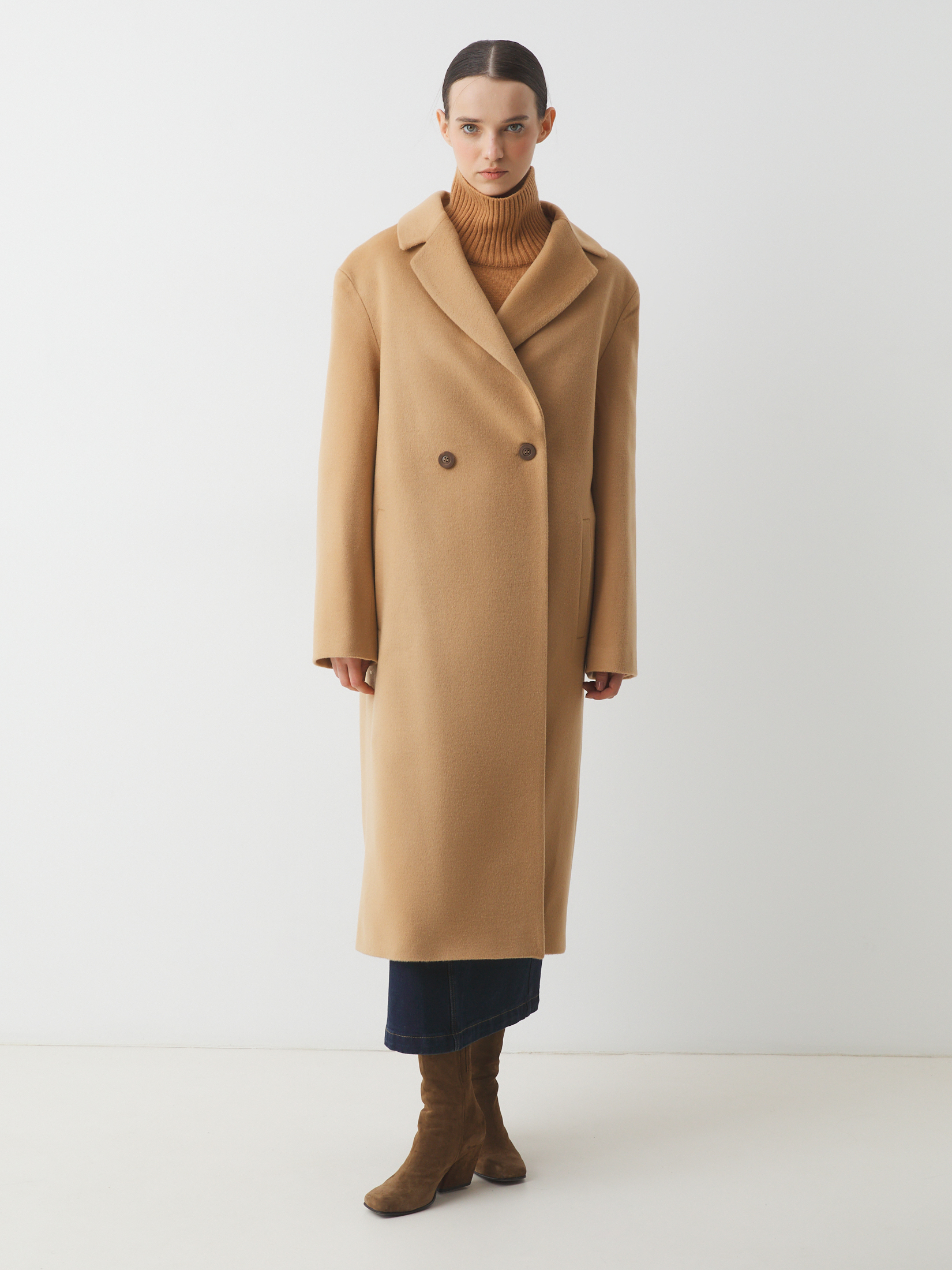 Женское пальто MAISON DAVID ARMADA 4608959, темно-бежевый