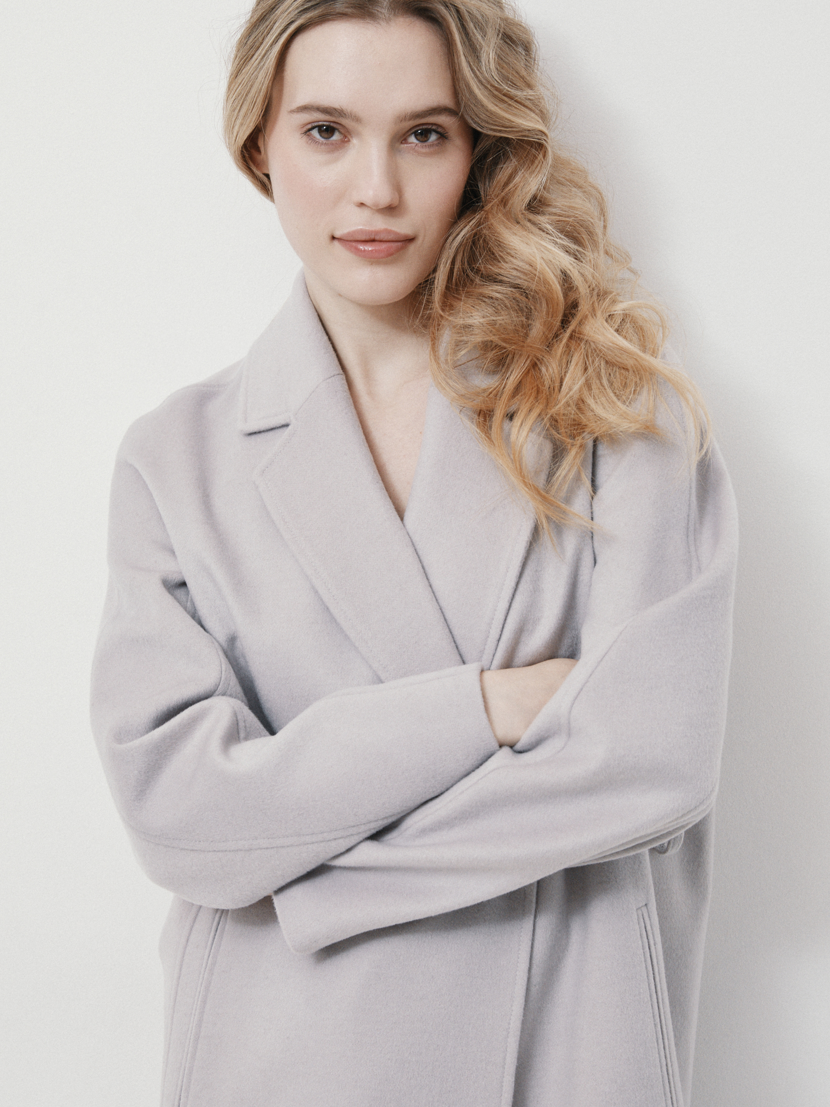 Женское пальто MAISON DAVID MADLEN 4412730, фиолетово-серый