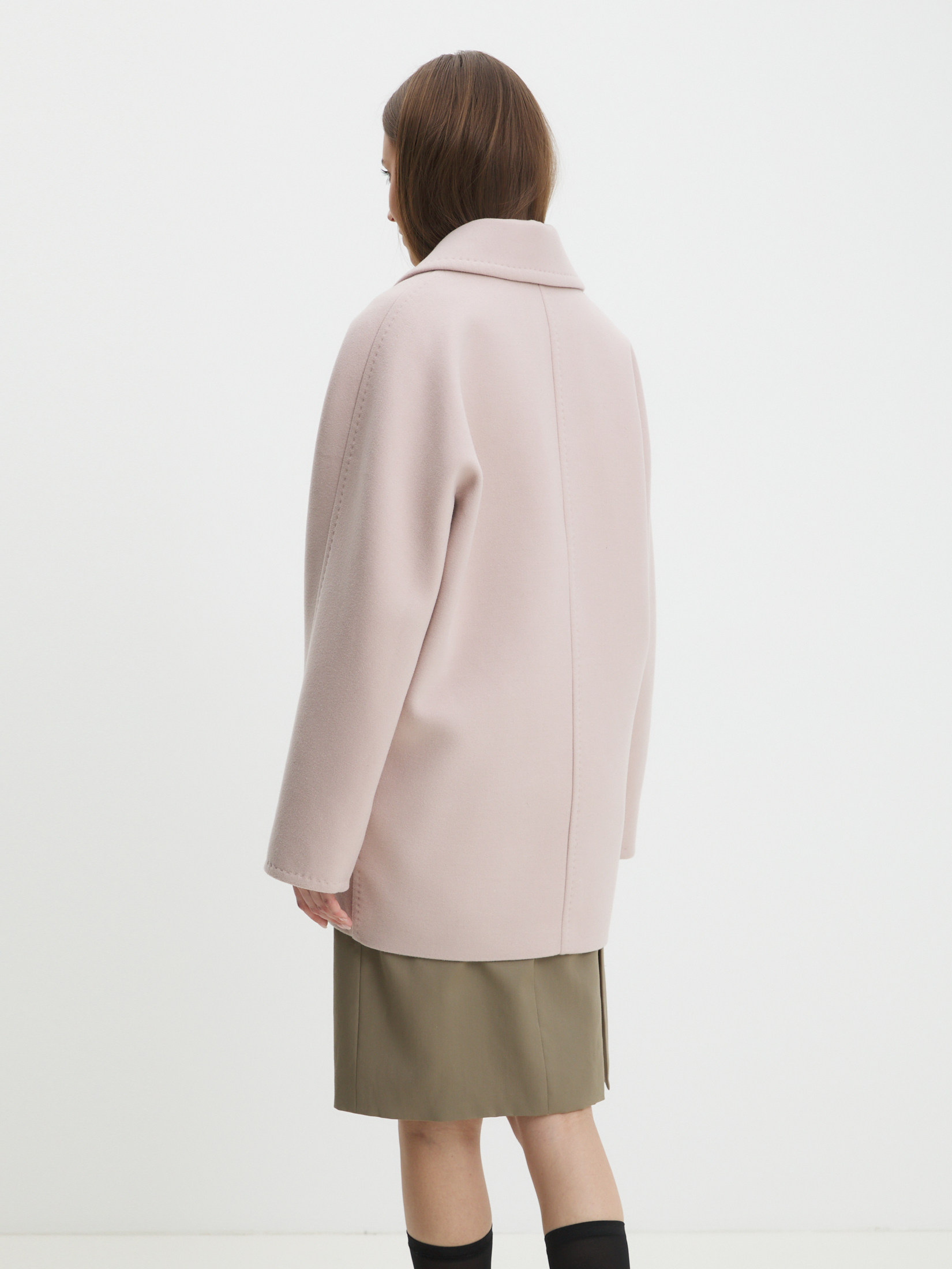 Женское полупальто MAISON DAVID JADE_8156 4394649, серо-розовый