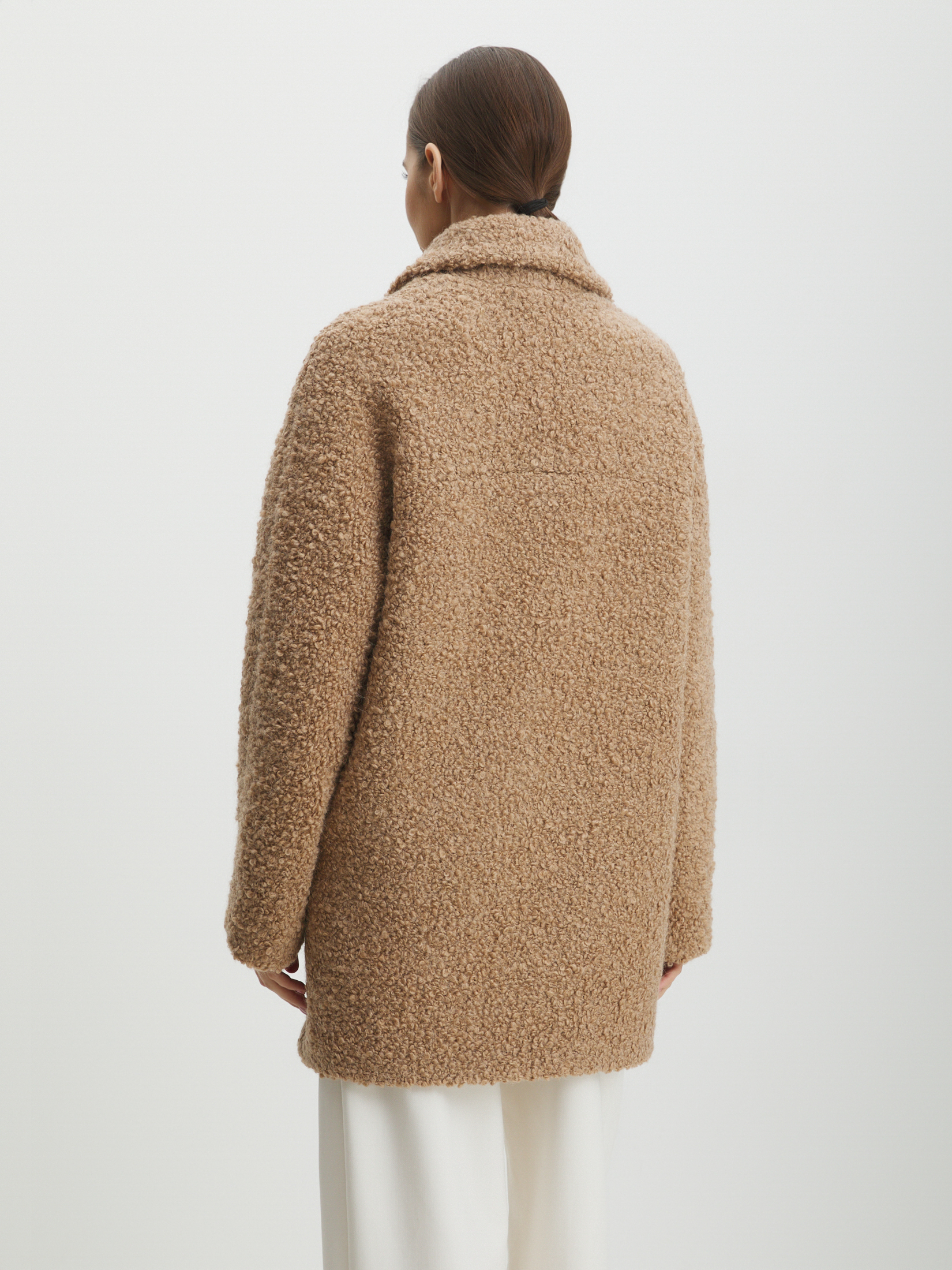 Женское полупальто MAISON DAVID DIANA_ALPACO 4439890, бежевый