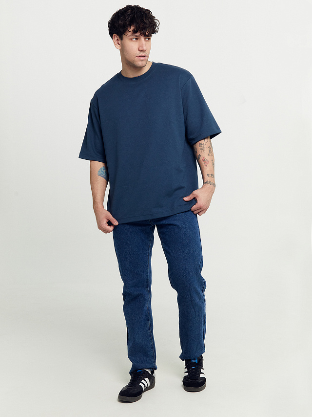 Футболка мужская в синем цвете