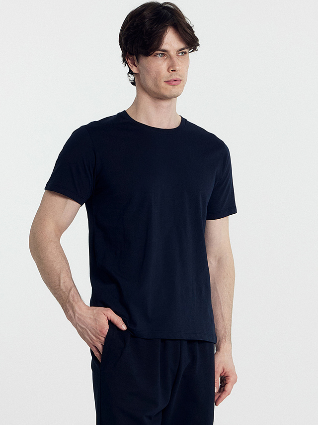 Футболка мужская в синем цвете