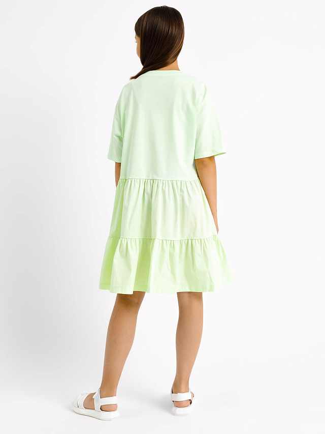 Платье для девочек салатовое