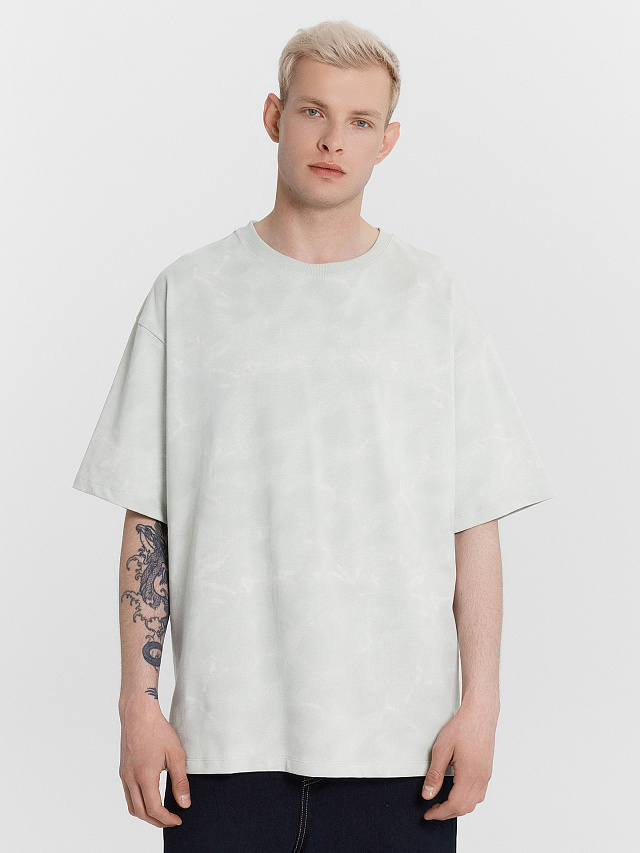 Футболка мужская кремовая