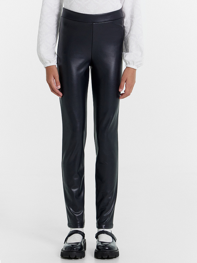 Легинсы для девочек в черном оттенке