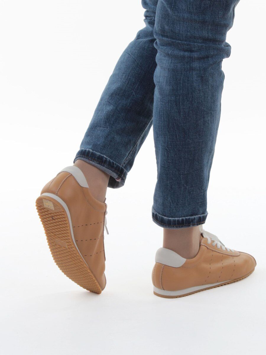 03-908396-5 DK. BEIGE Кеды женские (натуральная кожа)