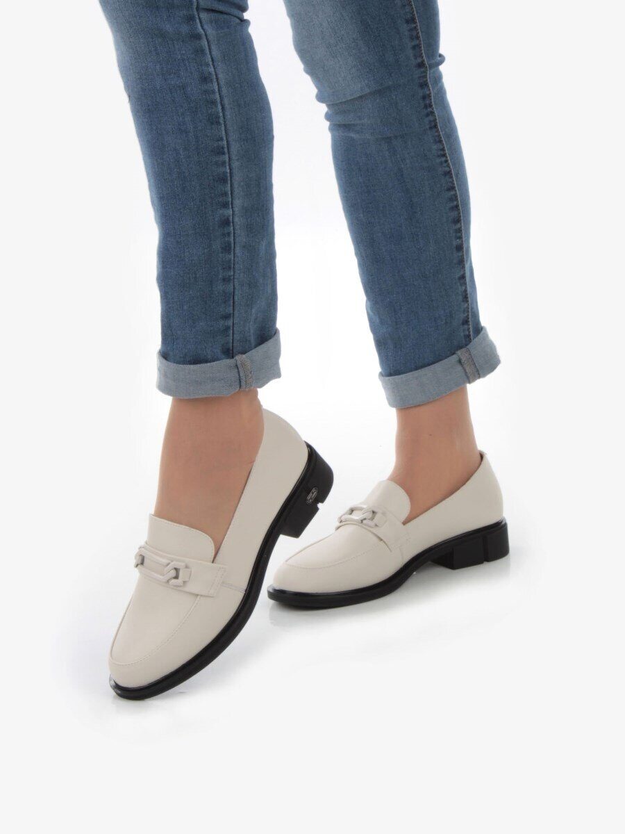 06-PDG258-2 BEIGE Туфли женские (натуральная кожа)