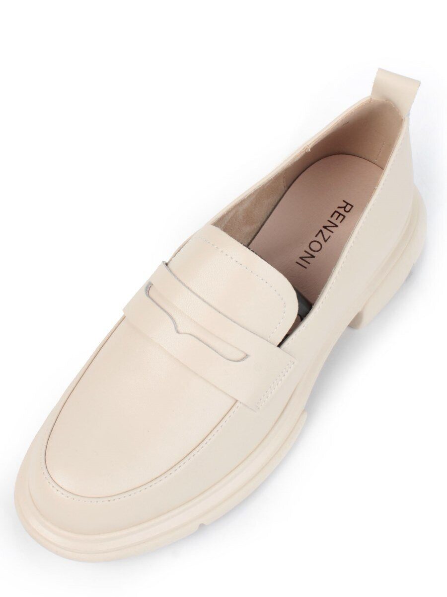 01-PDM354-3 BEIGE Ботинки демисезонные женские (натуральная кожа)