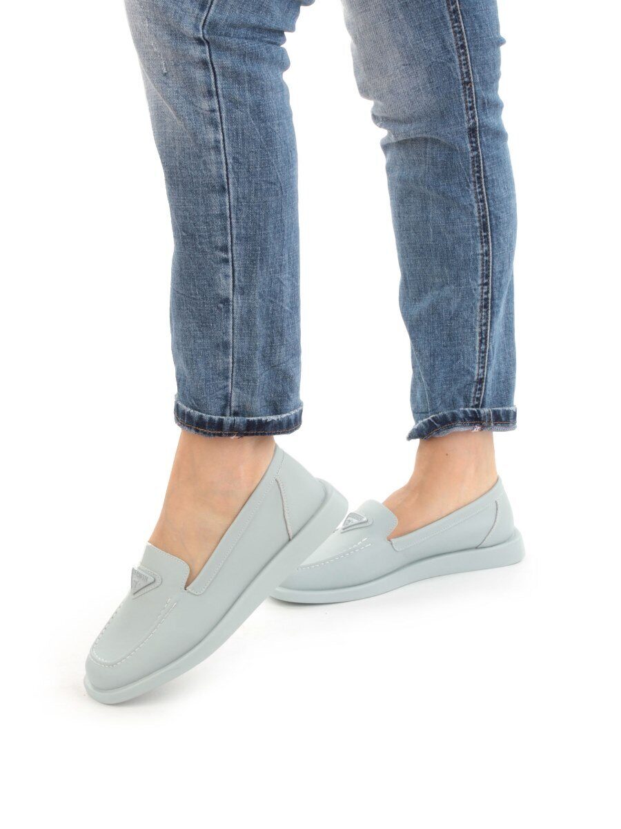 03-HY3-4D LT. BLUE Полуботинки женские (натуральная кожа)