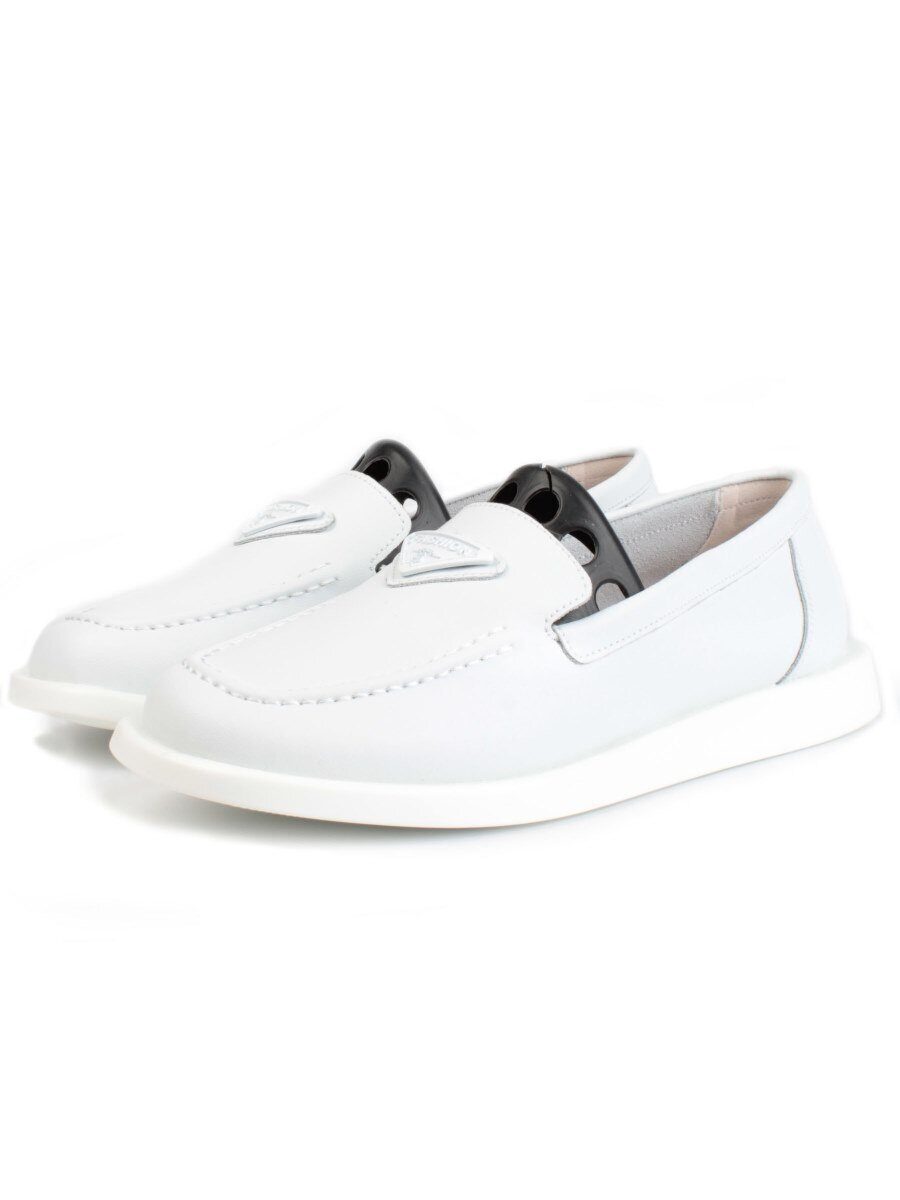 03-HY3-2D WHITE Полуботинки женские (натуральная кожа)