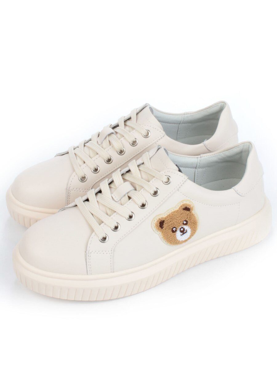 05-SD12-2D BEIGE Кроссовки женские (натуральная кожа)