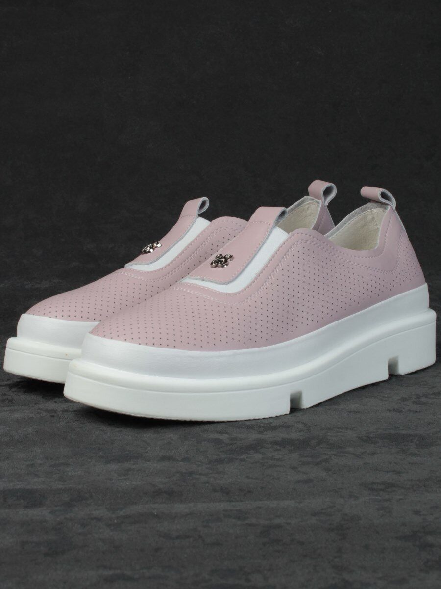 03-PDL253-5 VIOLET Полуботинки женские (натуральная кожа)