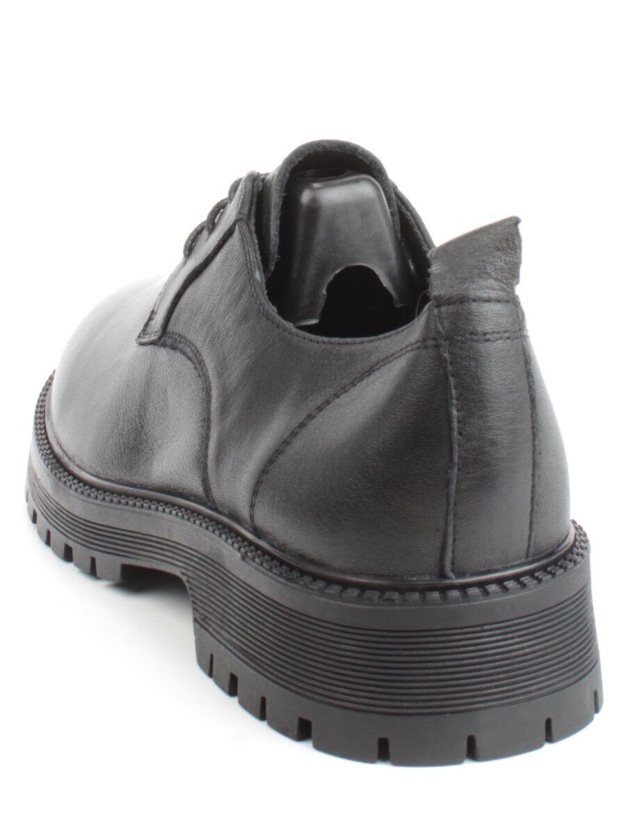 03-DYL124-1 BLACK Полуботинки женские (натуральная кожа)