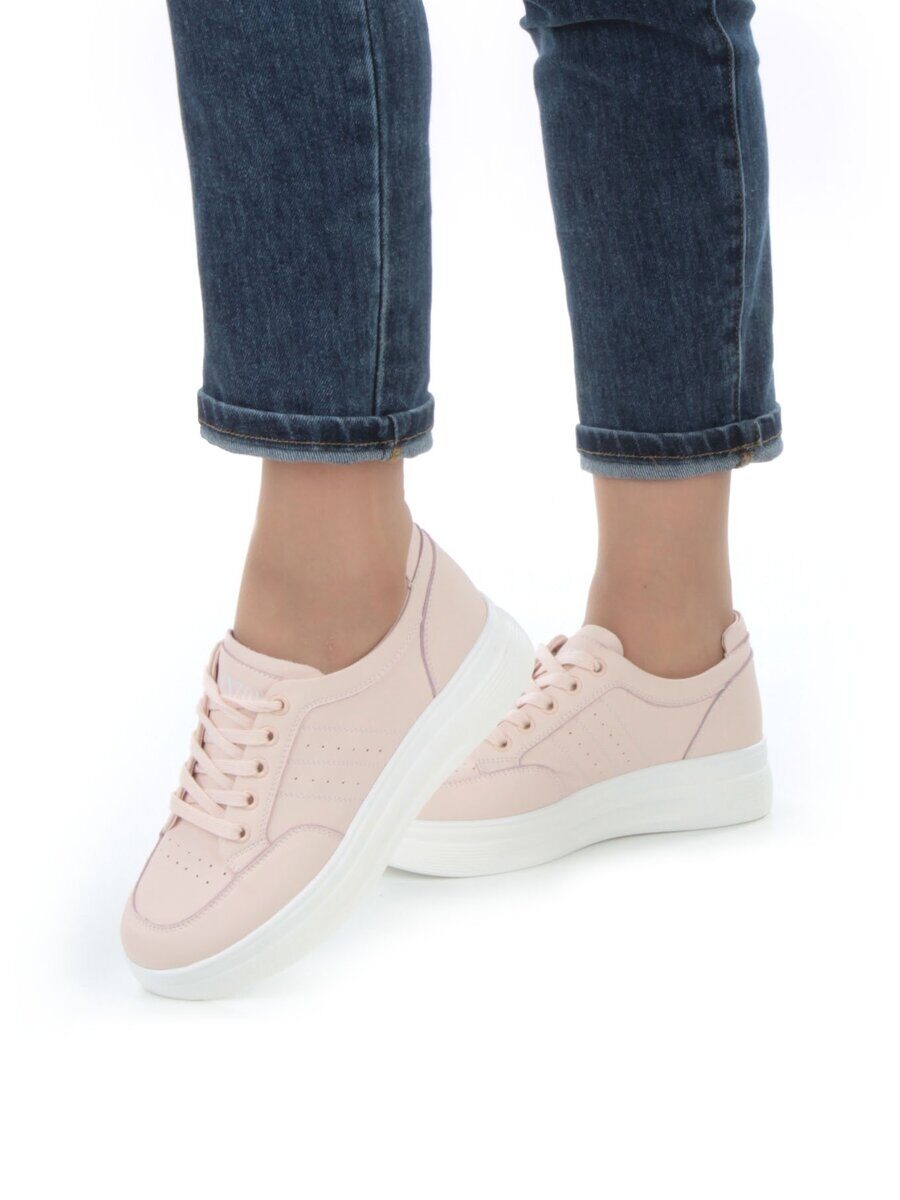 05-DJ21-2 PINK Кроссовки женские (натуральная кожа)