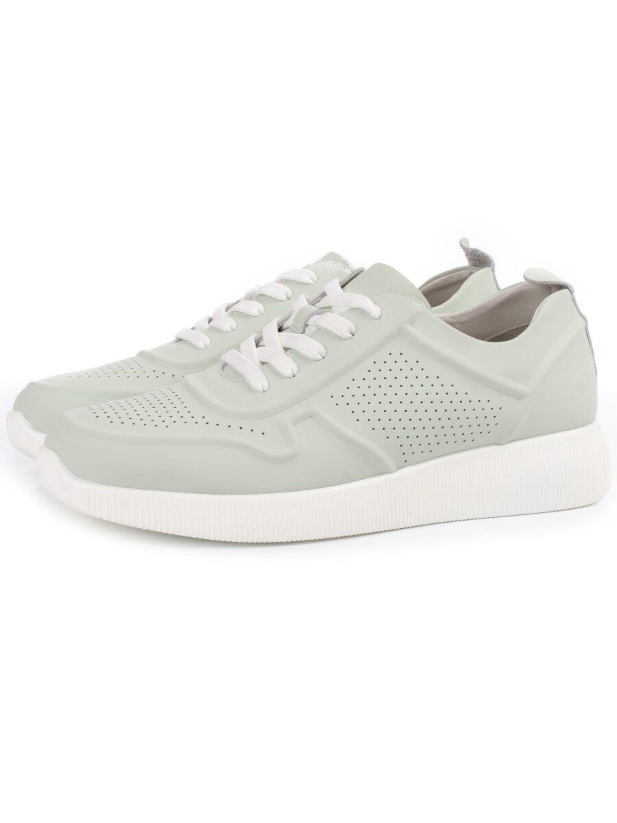 05-PDL195-3-2 LT. GREEN Кроссовки женские (натуральная кожа)