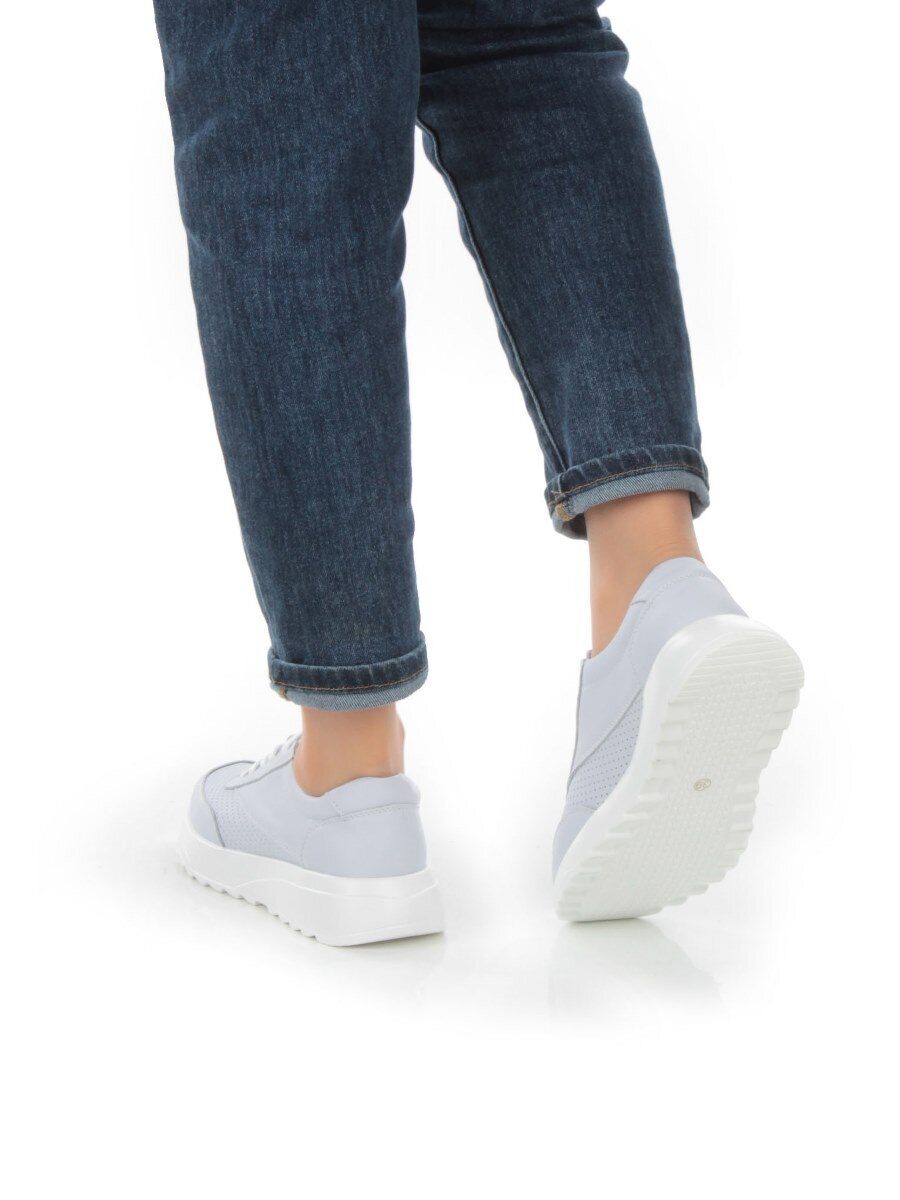 05-SD2-3D GRAY/PURPLE Кроссовки женские (натуральная кожа)